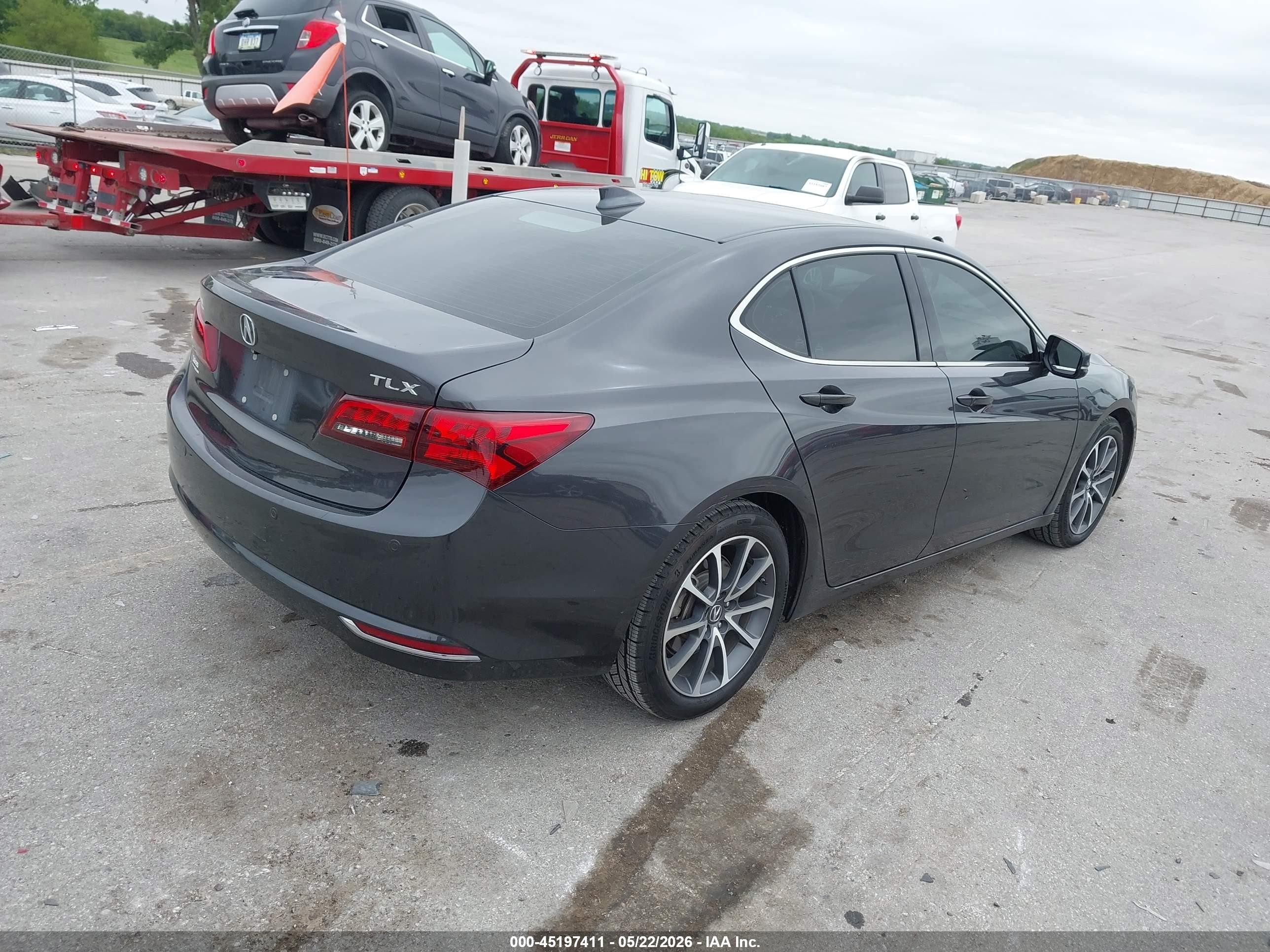 2015 Acura Tlx V6 Advance Gray vin: 19UUB2F72FA011887