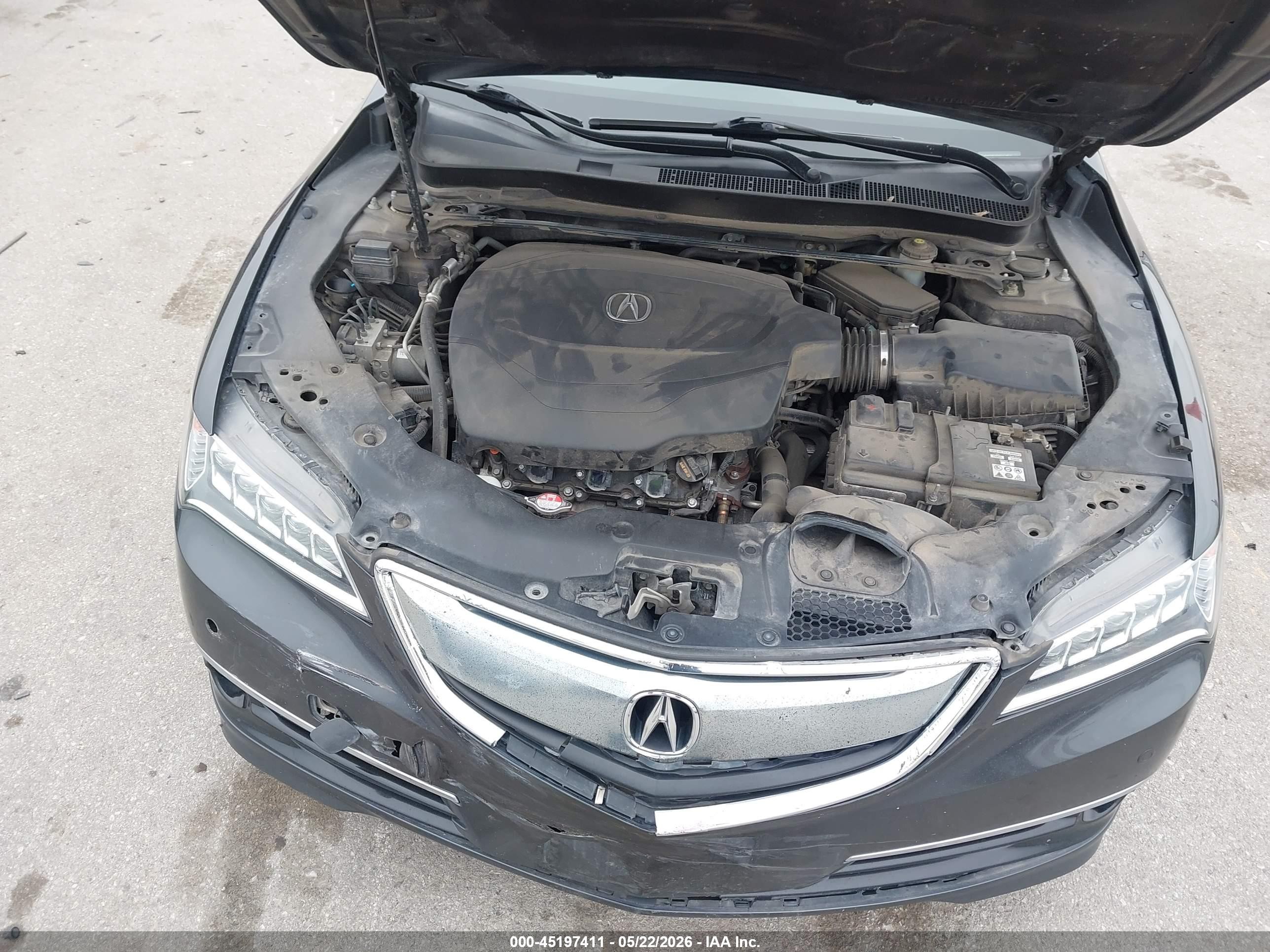2015 Acura Tlx V6 Advance Gray vin: 19UUB2F72FA011887