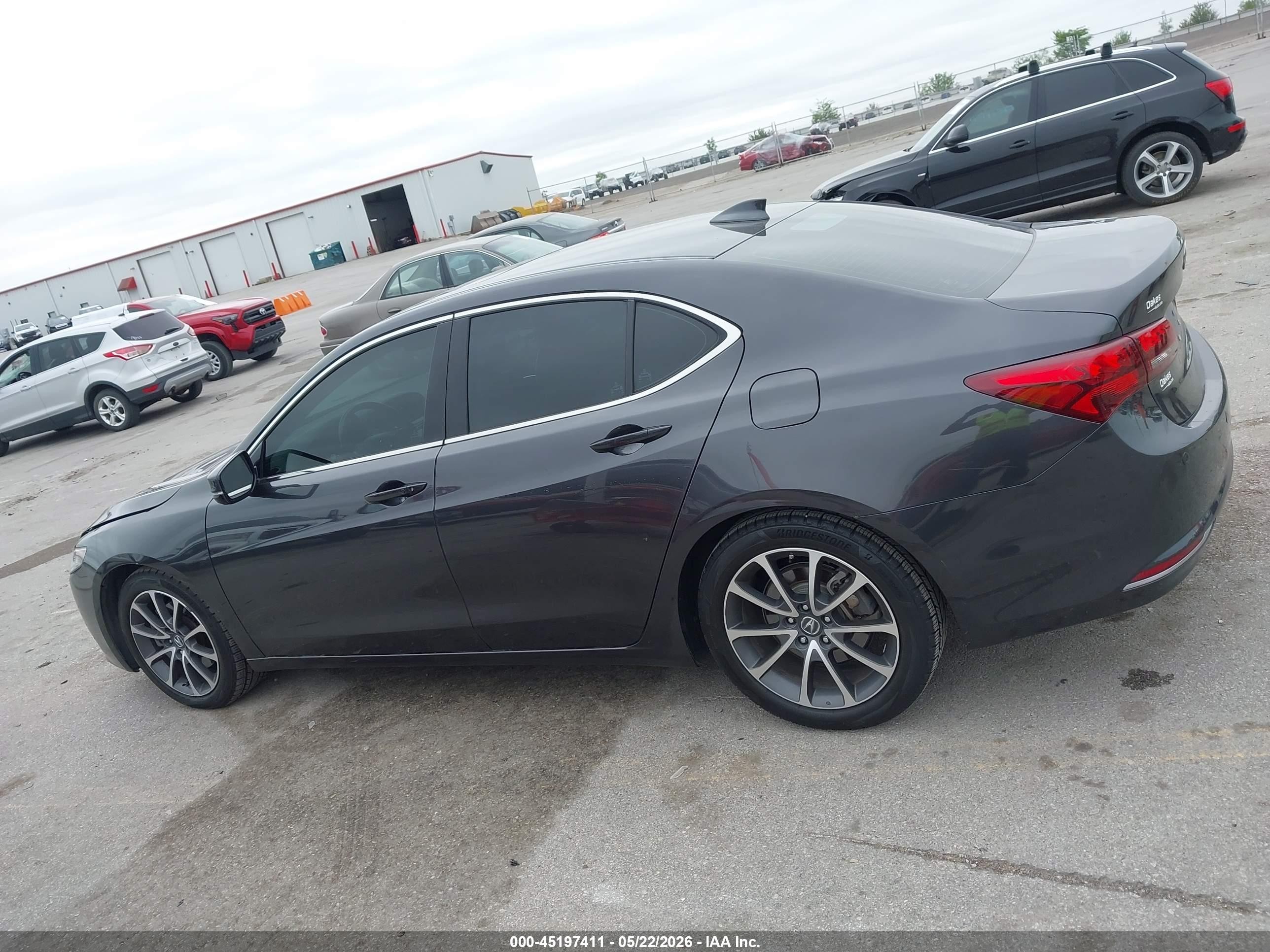 2015 Acura Tlx V6 Advance Gray vin: 19UUB2F72FA011887