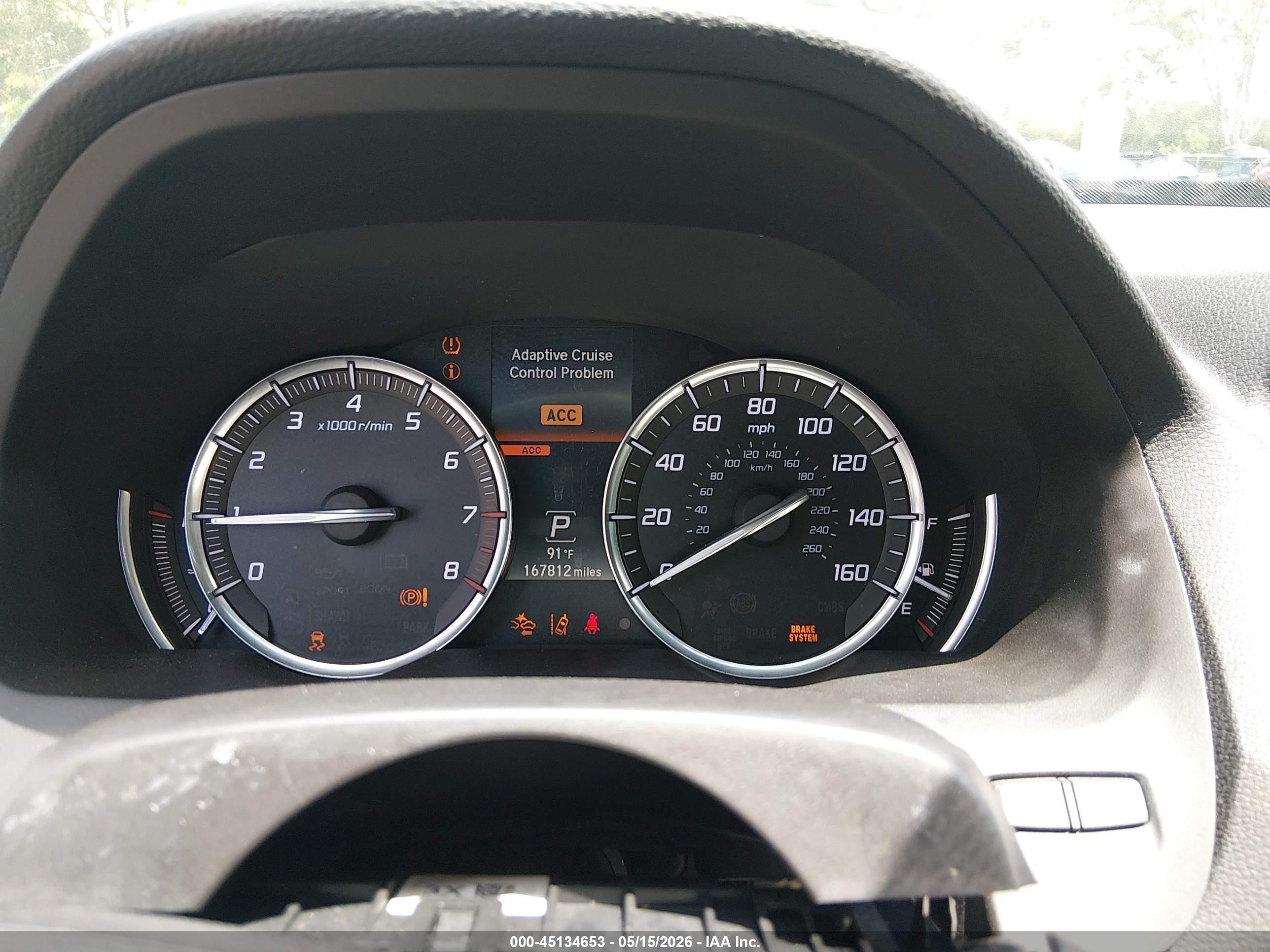 2015 Acura Tlx V6 Advance Black vin: 19UUB2F72FA018967