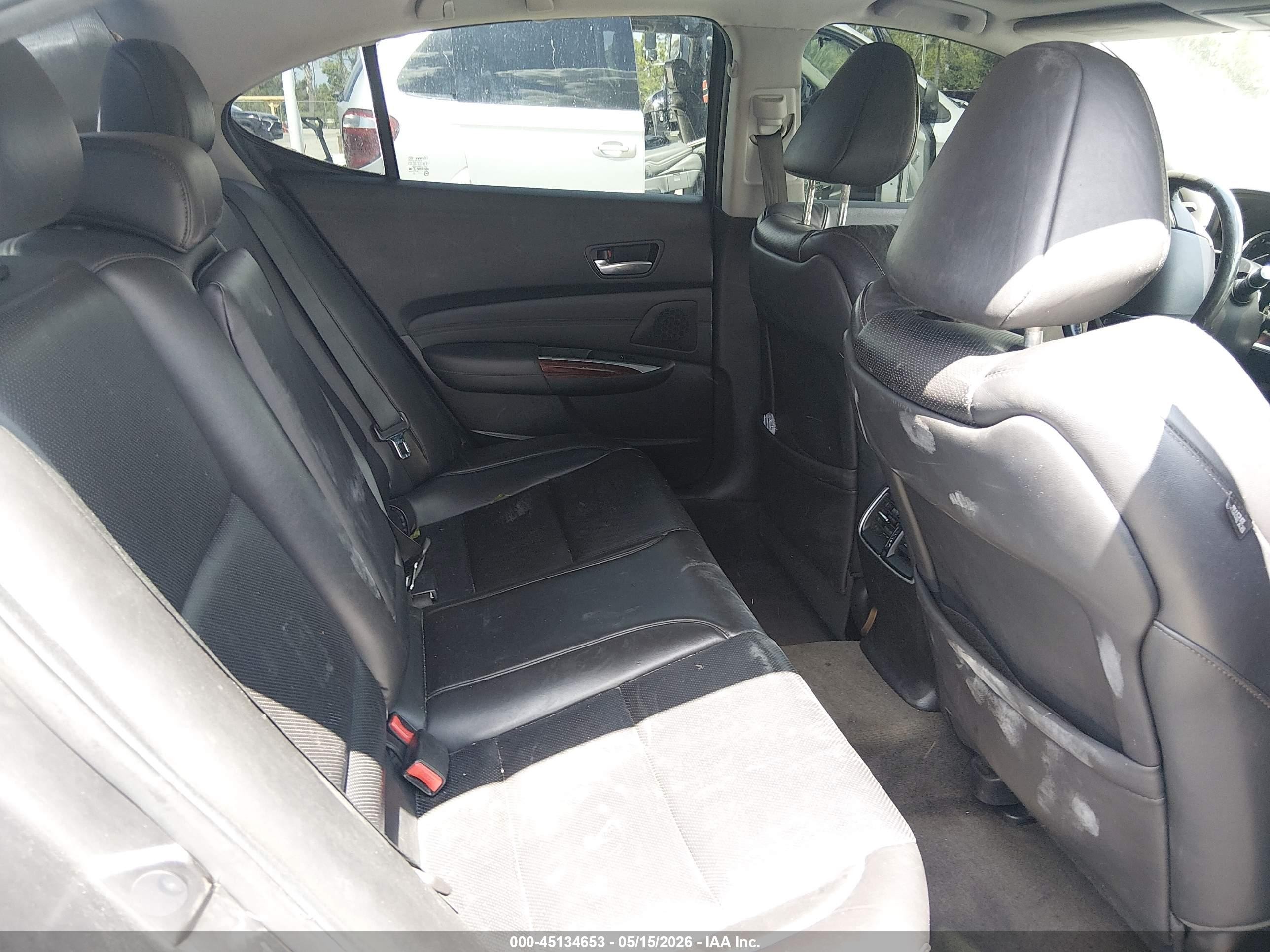 2015 Acura Tlx V6 Advance Black vin: 19UUB2F72FA018967