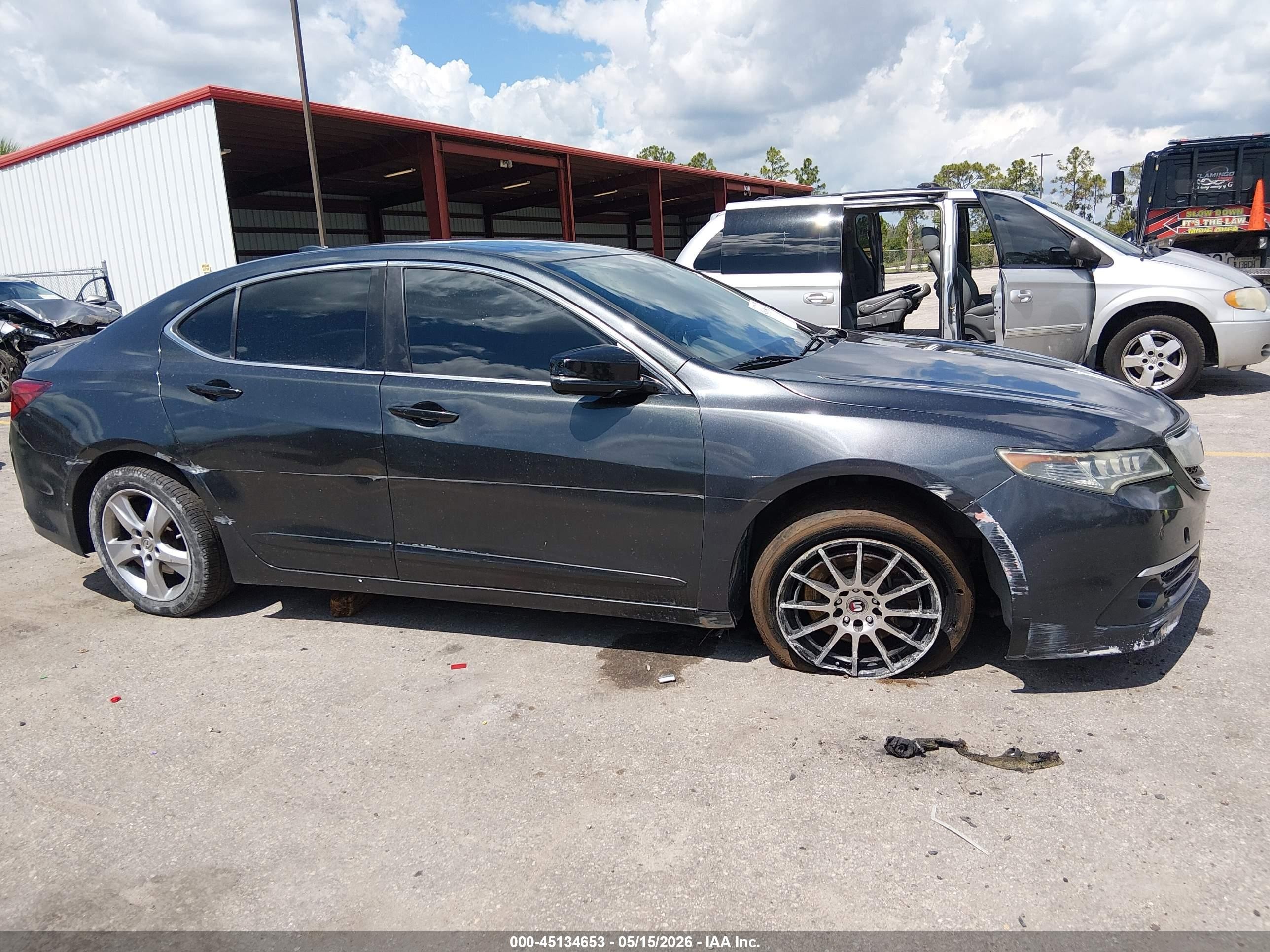 2015 Acura Tlx V6 Advance Black vin: 19UUB2F72FA018967