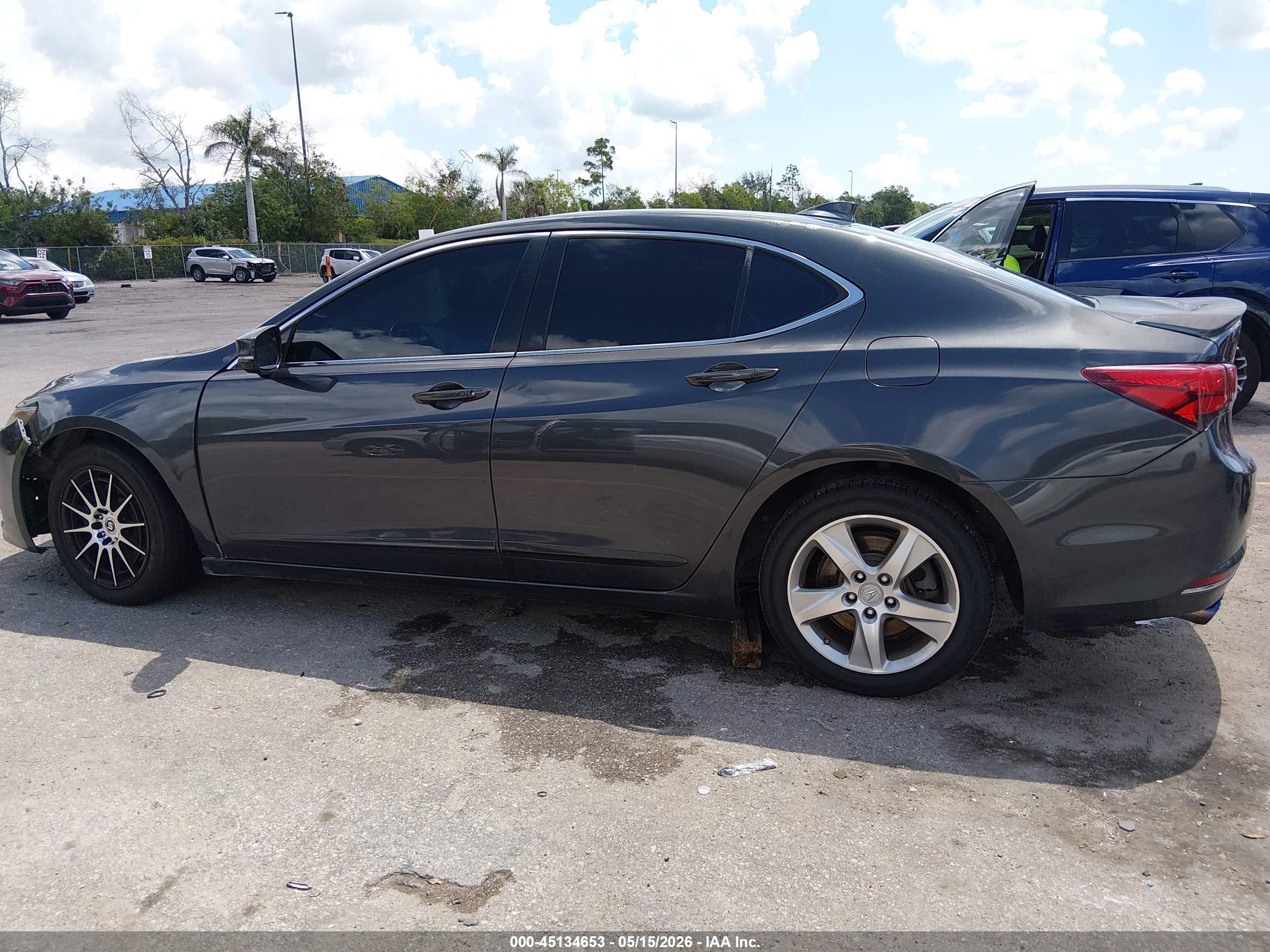 2015 Acura Tlx V6 Advance Black vin: 19UUB2F72FA018967