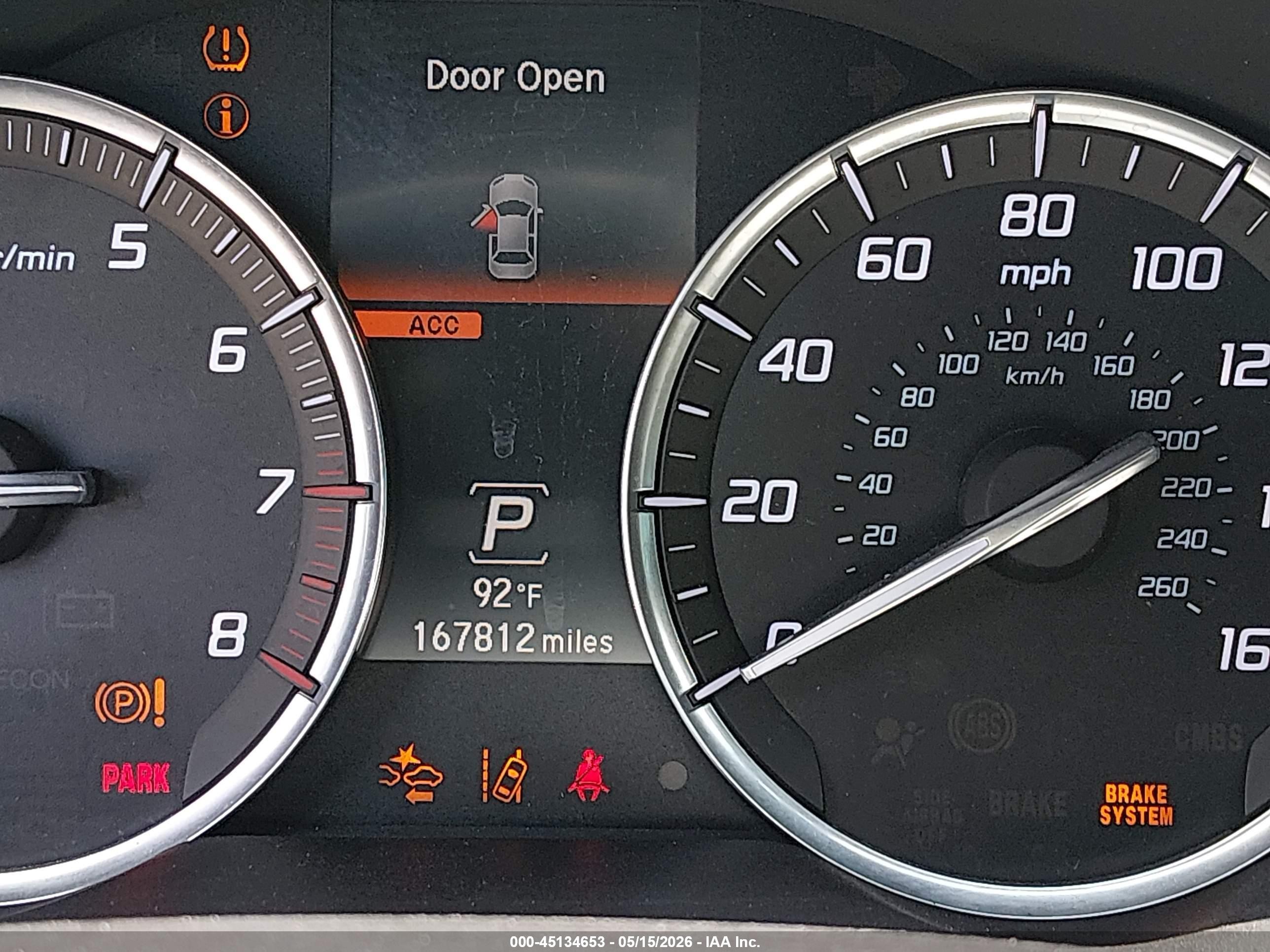 2015 Acura Tlx V6 Advance Black vin: 19UUB2F72FA018967