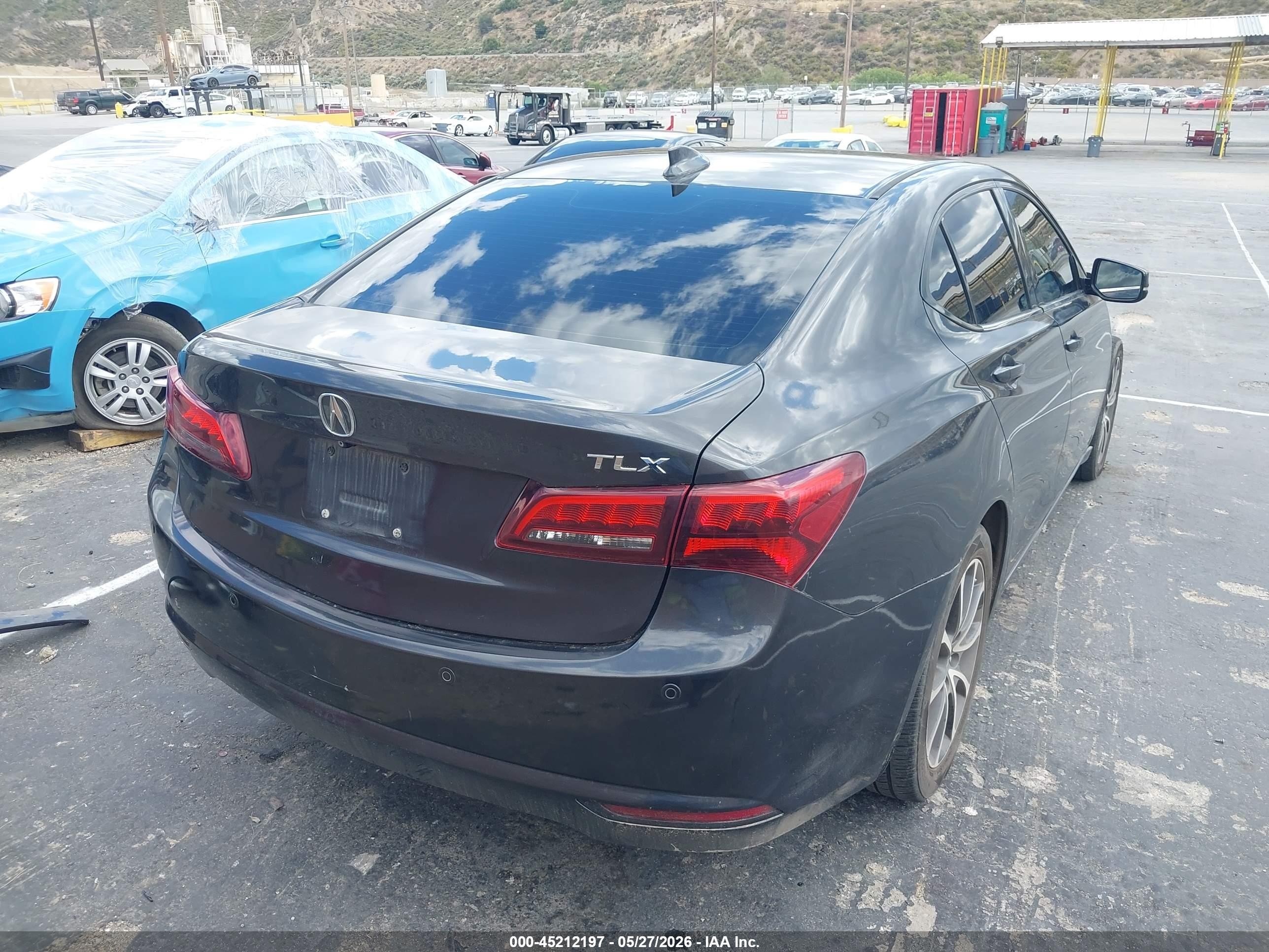 2015 Acura Tlx V6 Advance Gray vin: 19UUB2F72FA024798