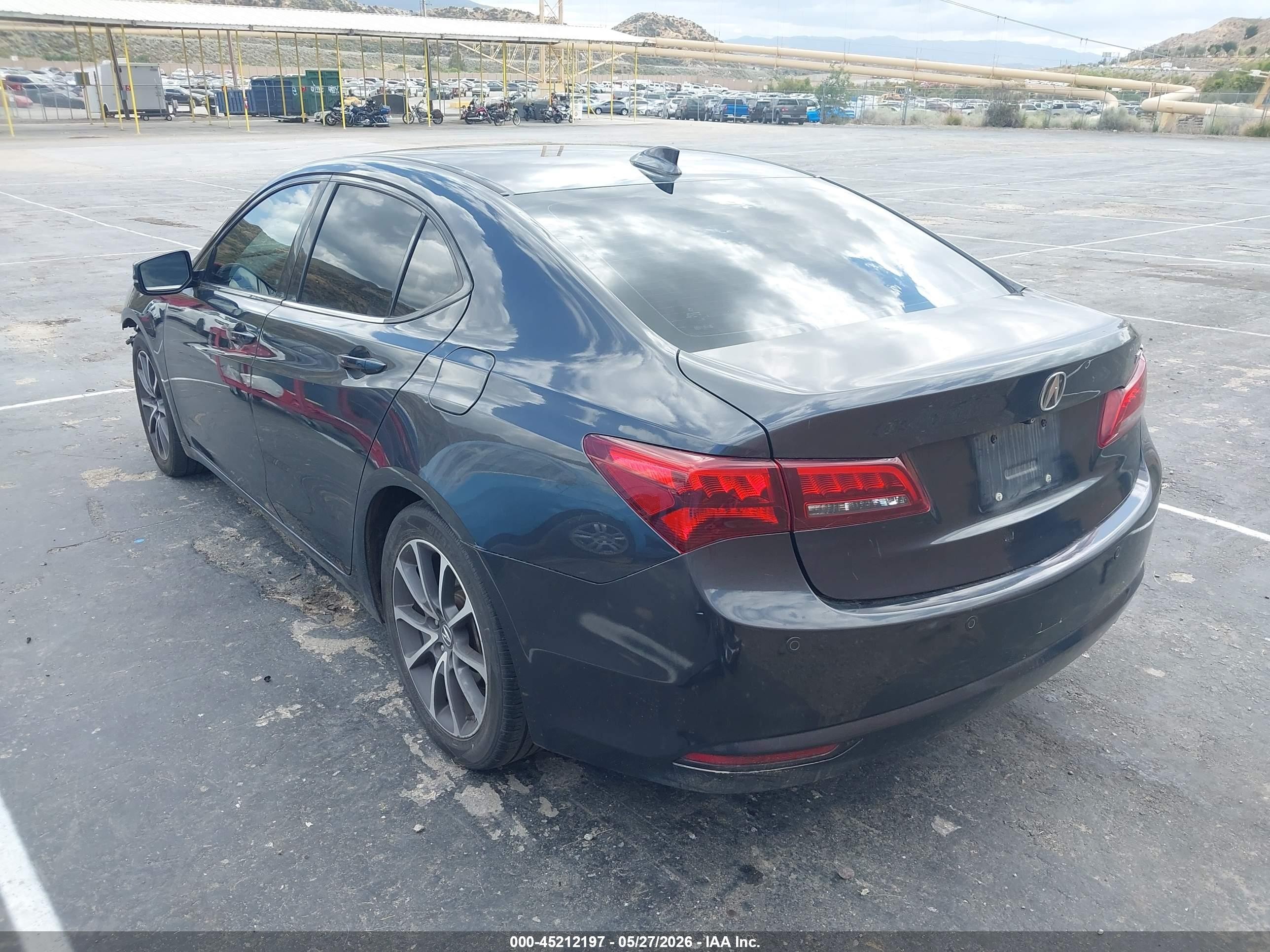 2015 Acura Tlx V6 Advance Gray vin: 19UUB2F72FA024798