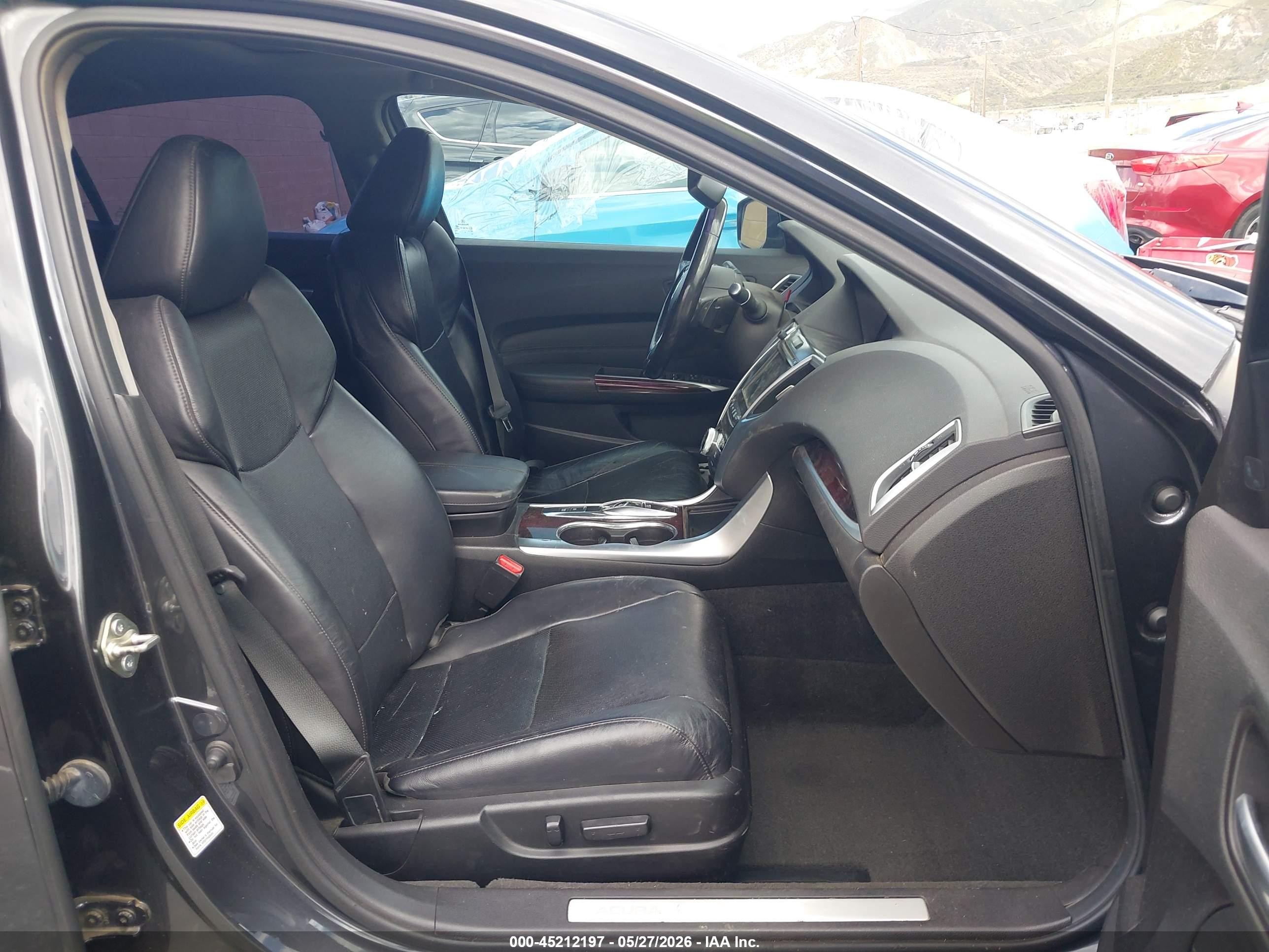 2015 Acura Tlx V6 Advance Gray vin: 19UUB2F72FA024798