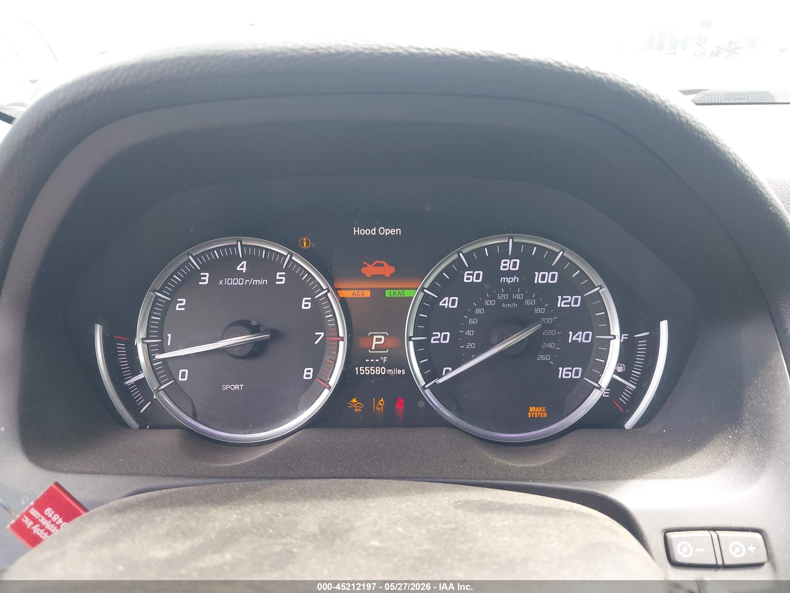 2015 Acura Tlx V6 Advance Gray vin: 19UUB2F72FA024798