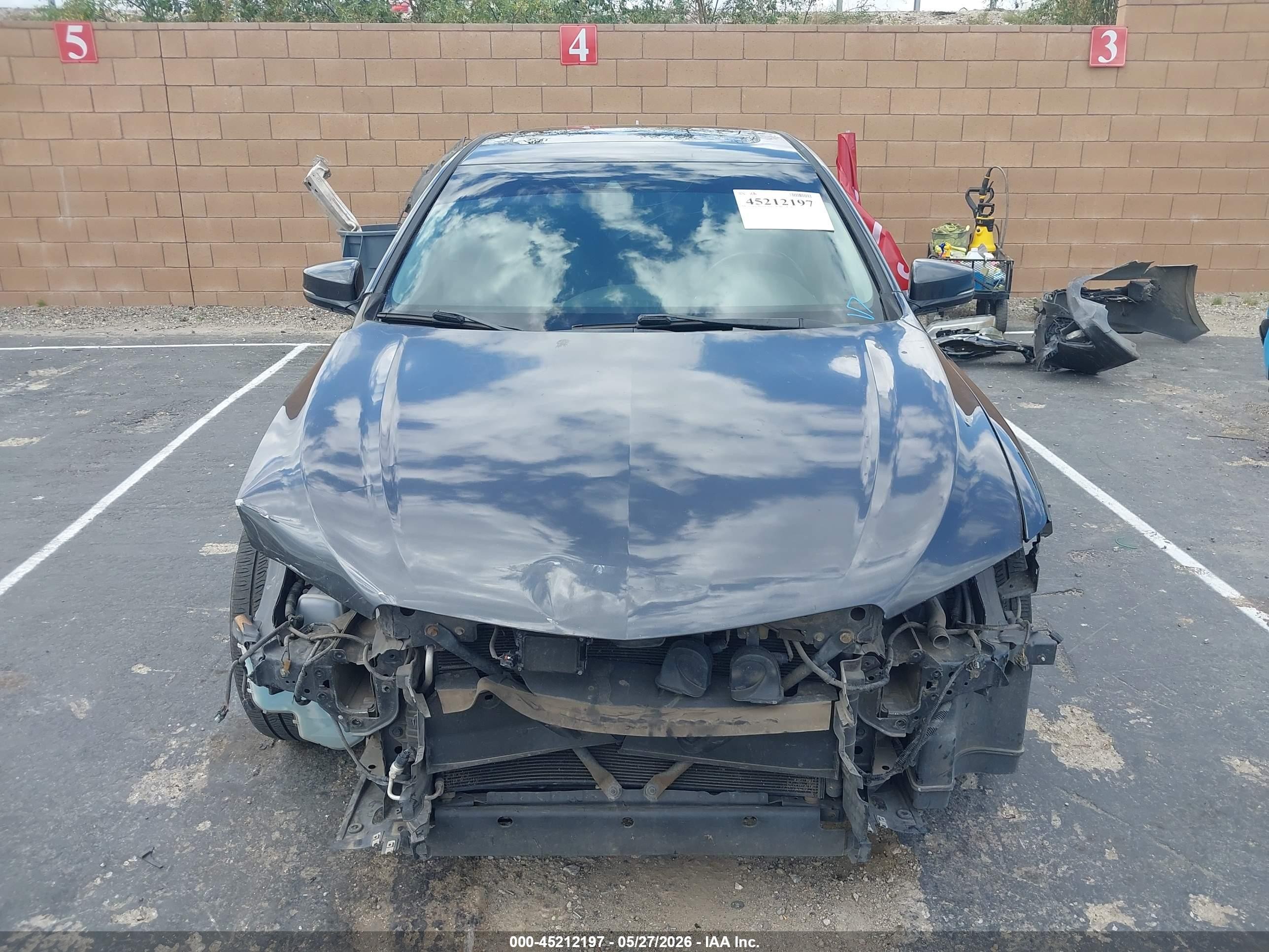 2015 Acura Tlx V6 Advance Gray vin: 19UUB2F72FA024798