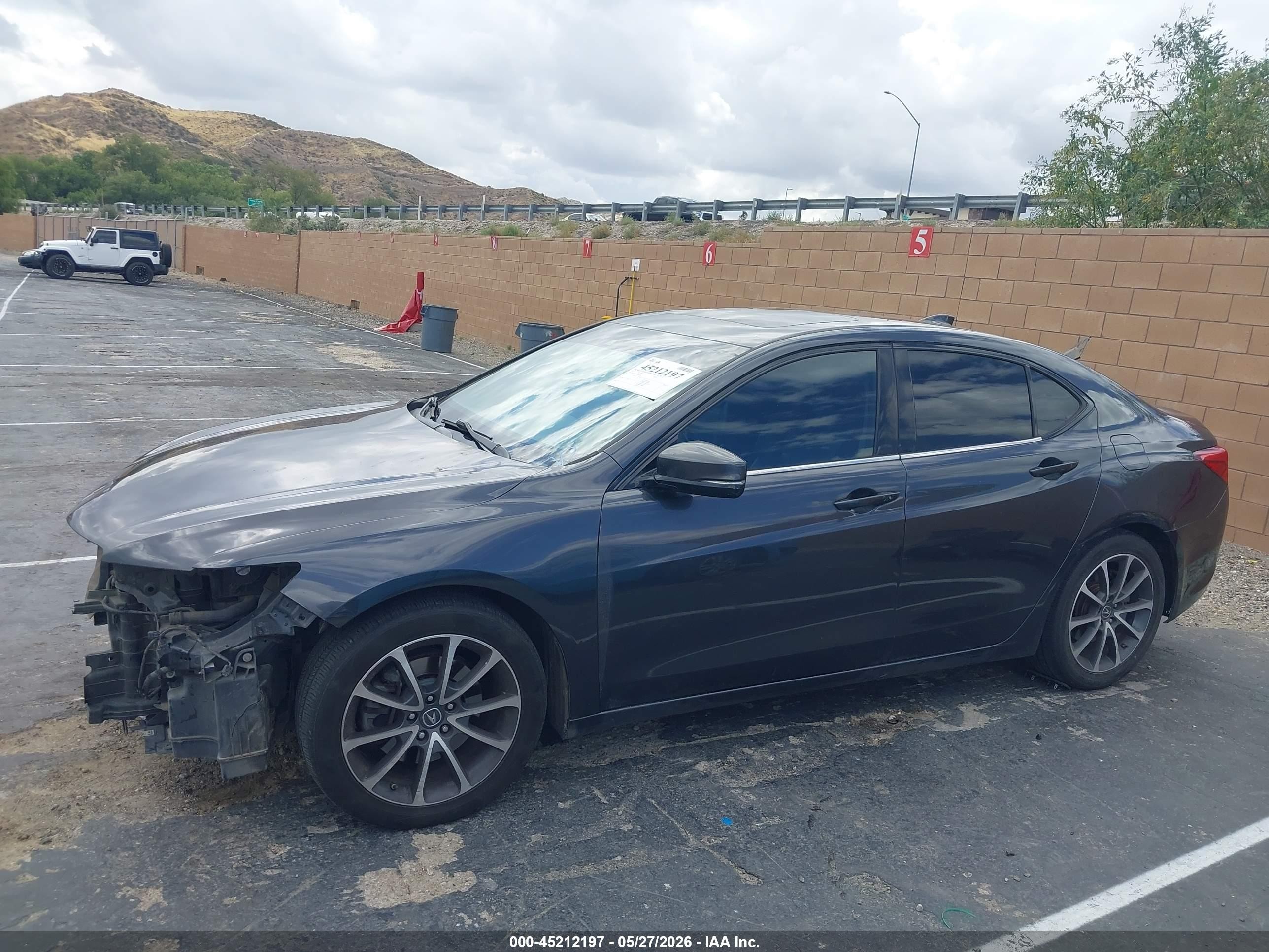 2015 Acura Tlx V6 Advance Gray vin: 19UUB2F72FA024798