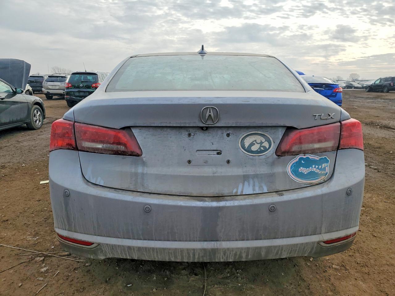 2015 Acura Tlx Серебряный vin: 19UUB2F73FA004138