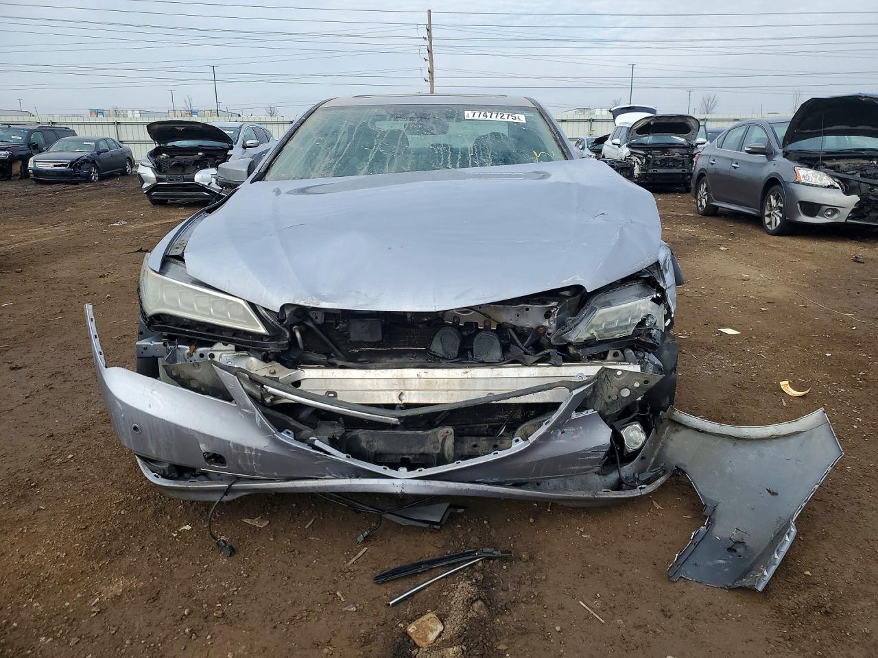 2015 Acura Tlx Серебряный vin: 19UUB2F73FA004138