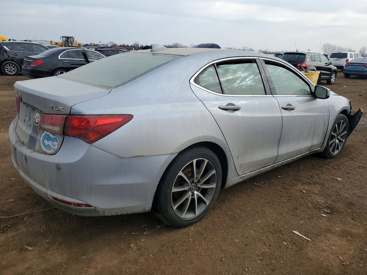 2015 Acura Tlx Серебряный vin: 19UUB2F73FA004138