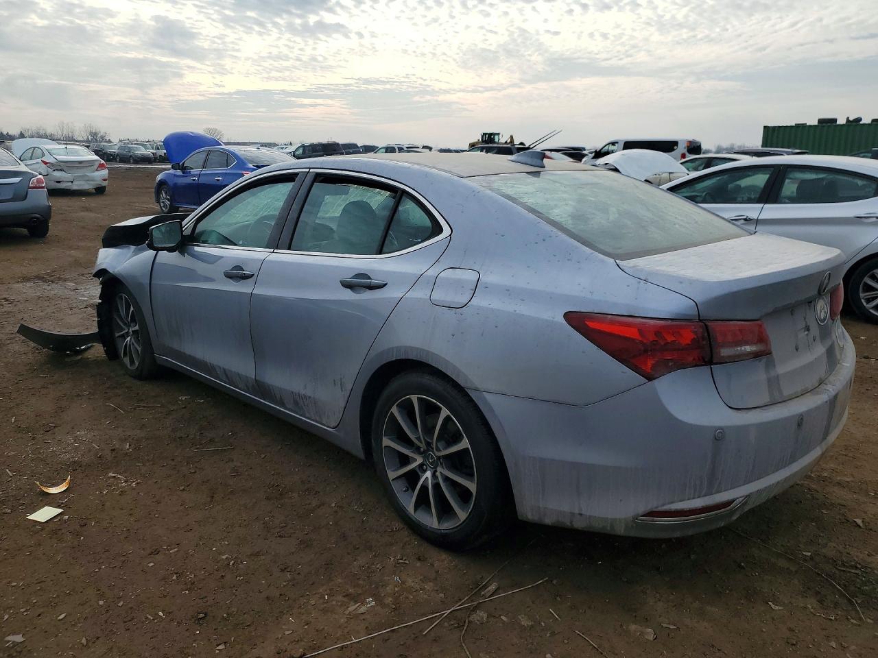 2015 Acura Tlx Серебряный vin: 19UUB2F73FA004138