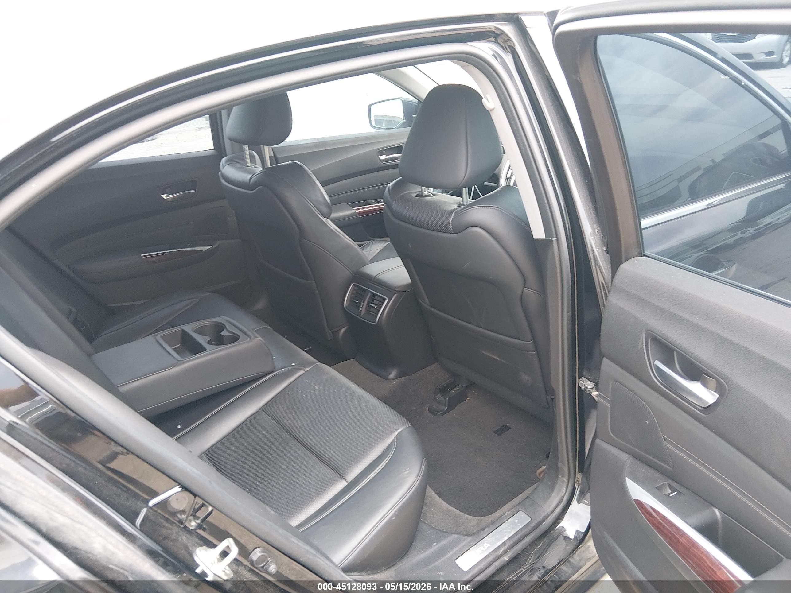 2015 Acura Tlx V6 Advance Black vin: 19UUB2F73FA011932