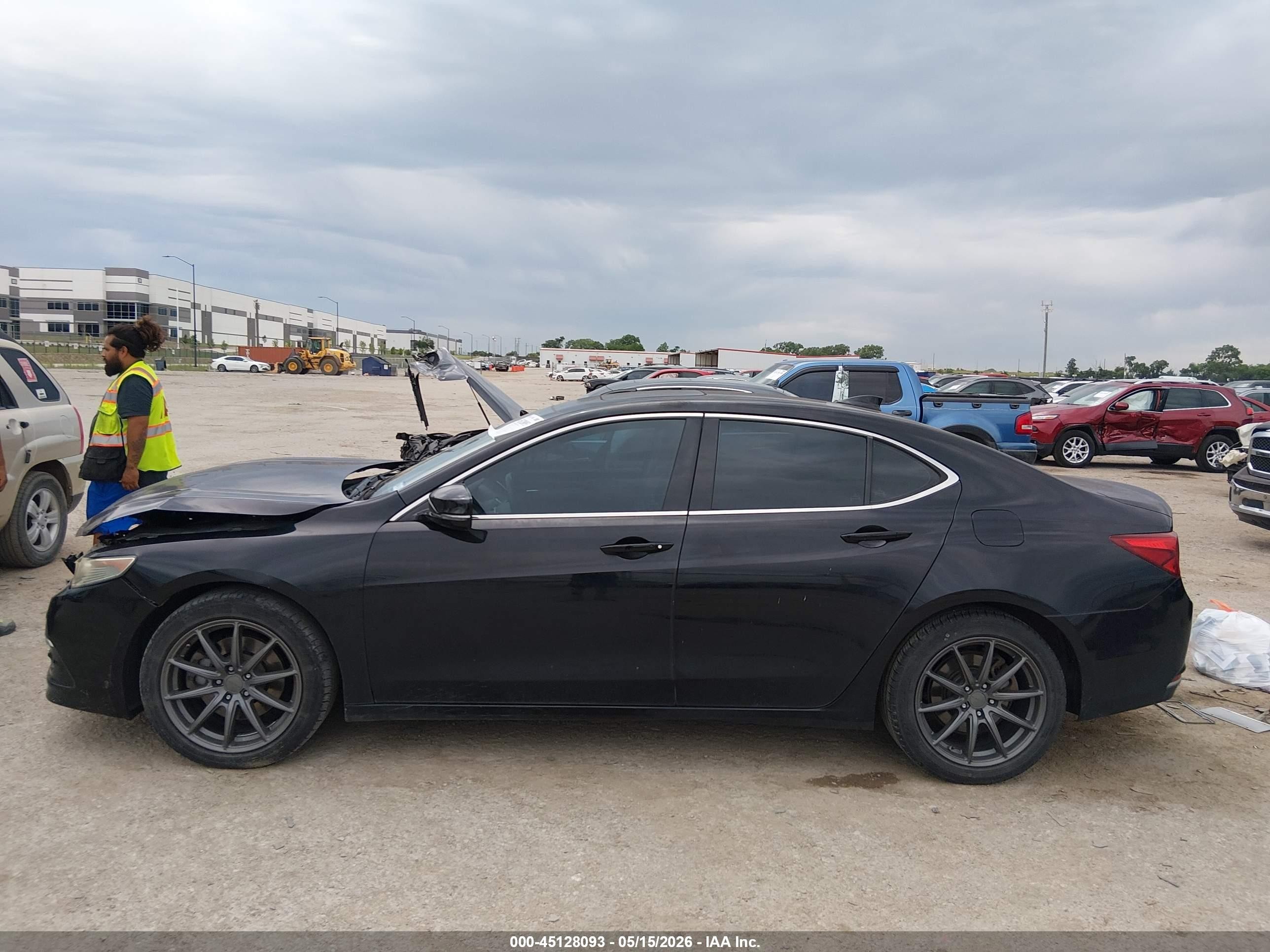 2015 Acura Tlx V6 Advance Black vin: 19UUB2F73FA011932