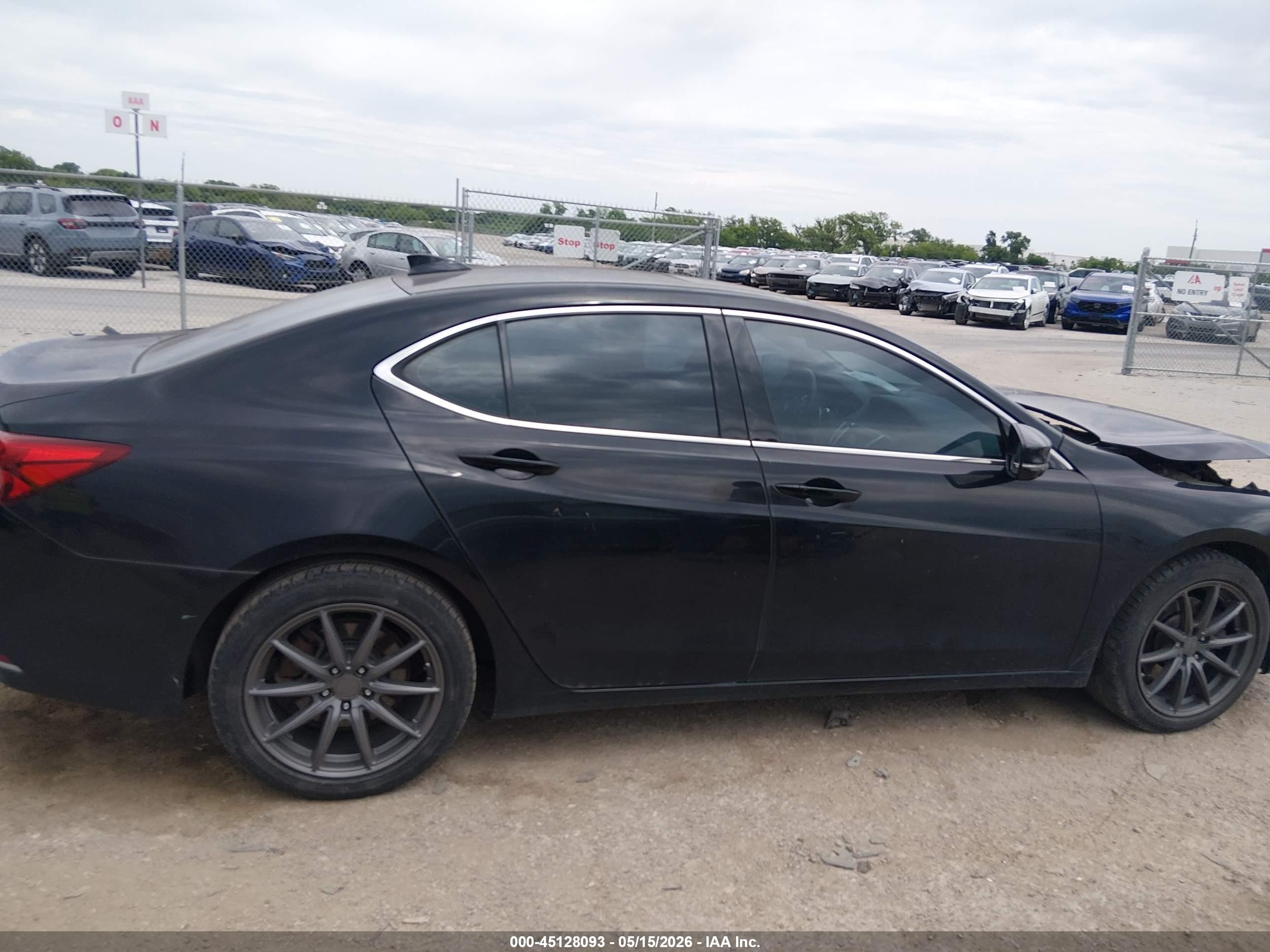 2015 Acura Tlx V6 Advance Black vin: 19UUB2F73FA011932