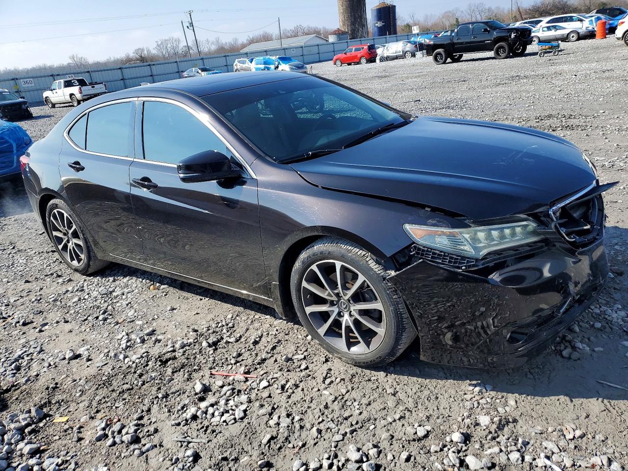 2015 Acura Tlx Advance Black vin: 19UUB2F73FA018539