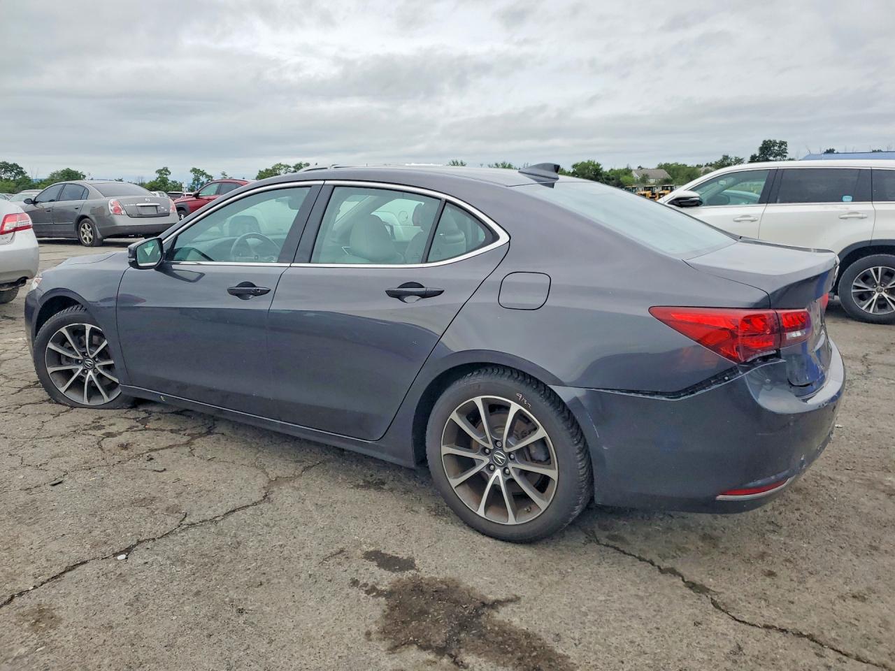 2015 Acura Tlx Advance Gray vin: 19UUB2F74FA012149