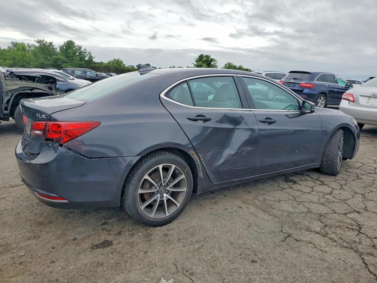 2015 Acura Tlx Advance Gray vin: 19UUB2F74FA012149