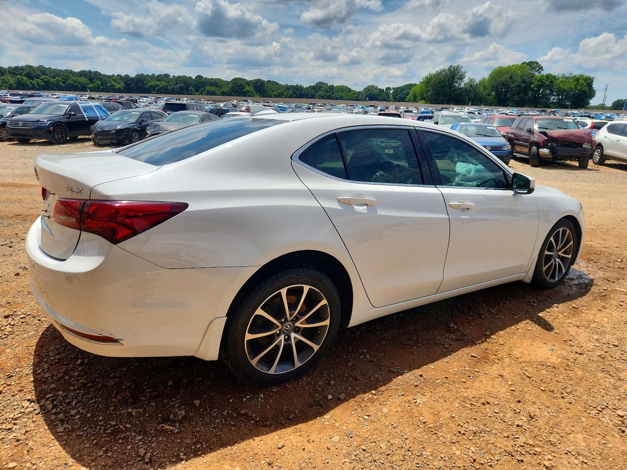 2015 Acura Tlx Advance White vin: 19UUB2F75FA014119