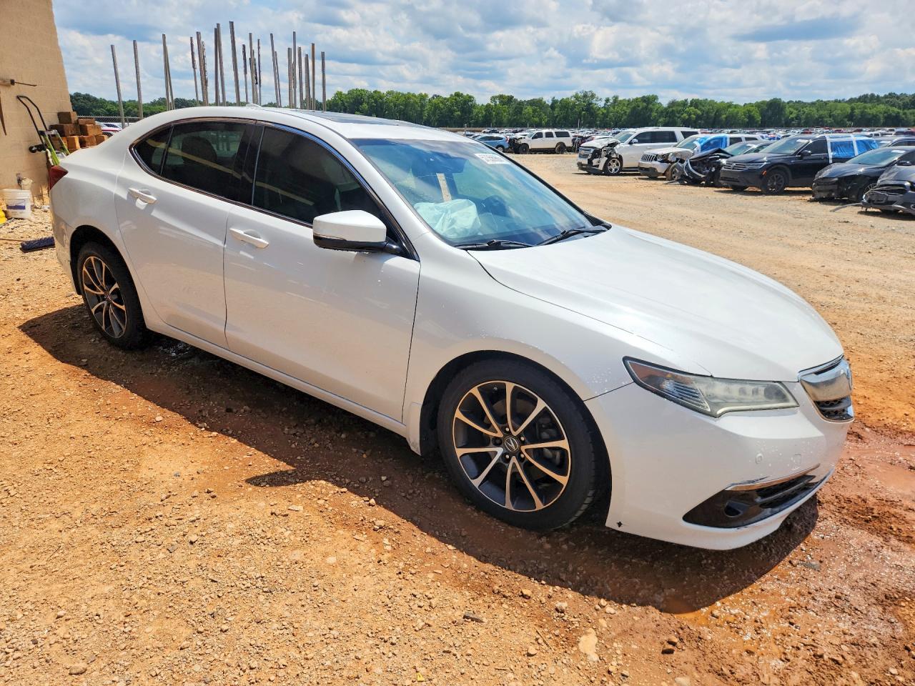 2015 Acura Tlx Advance White vin: 19UUB2F75FA014119