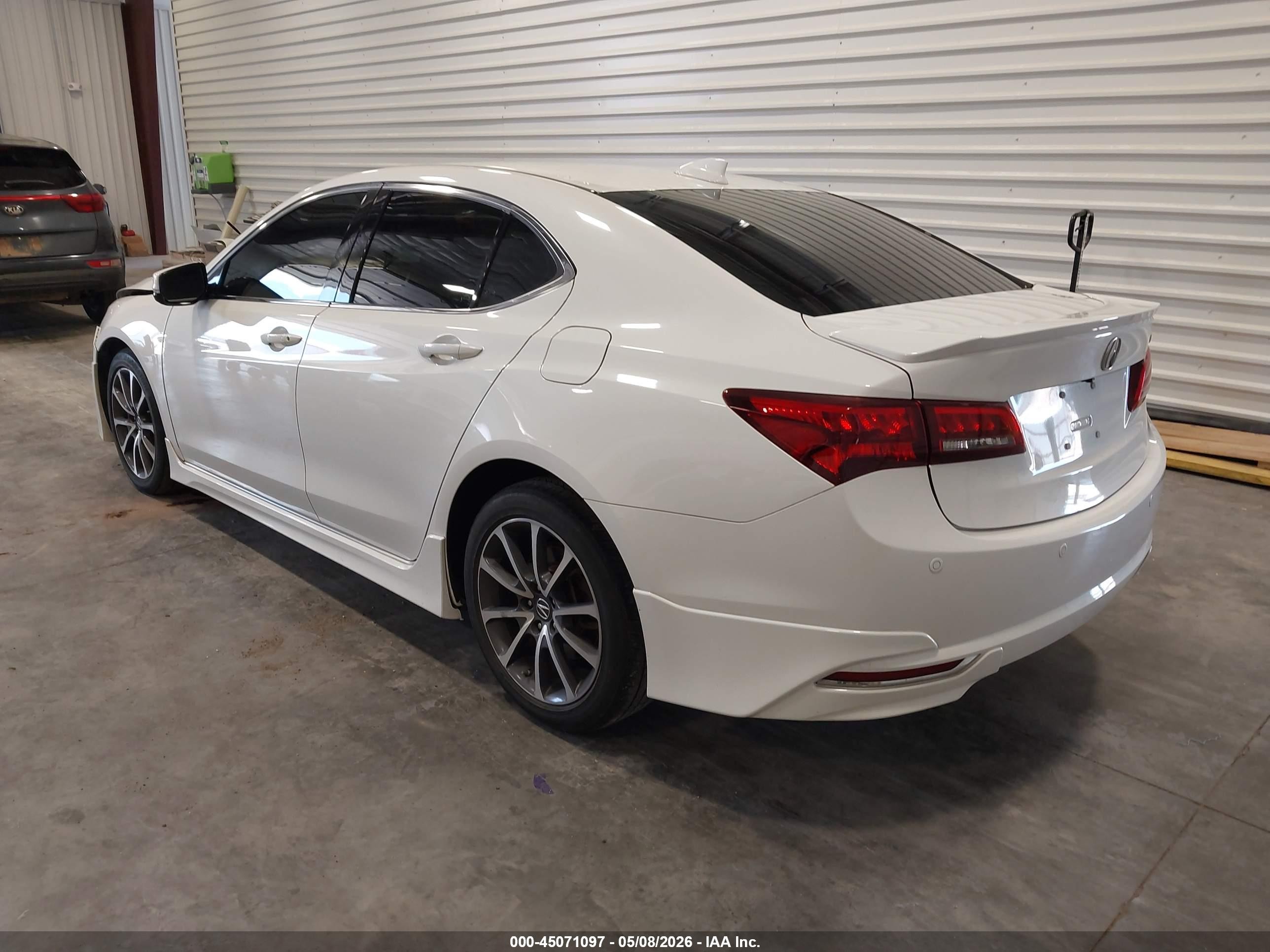 2015 Acura Tlx V6 Advance White vin: 19UUB2F76FA014114
