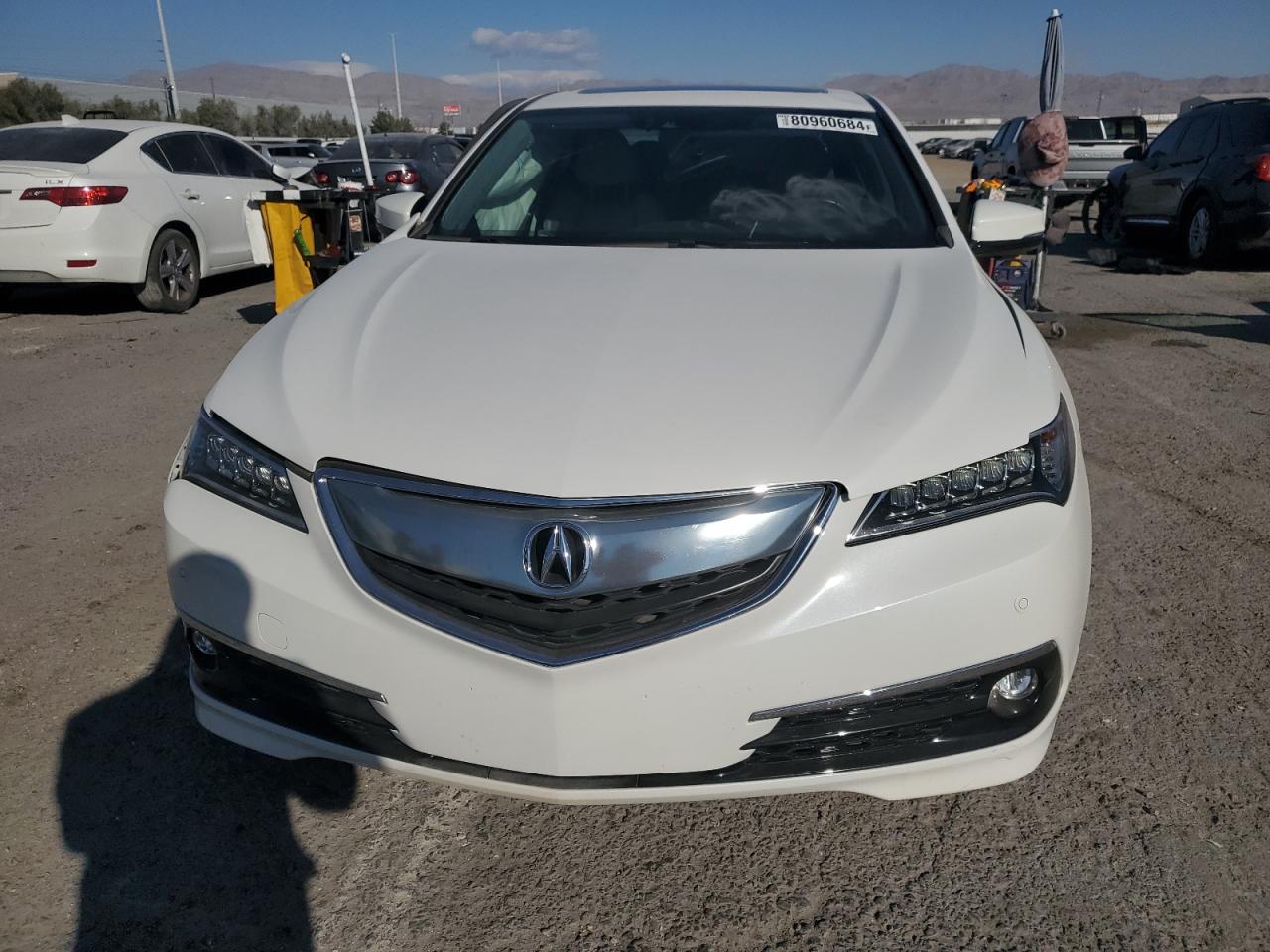 2015 Acura Tlx Advance White vin: 19UUB2F77FA003560