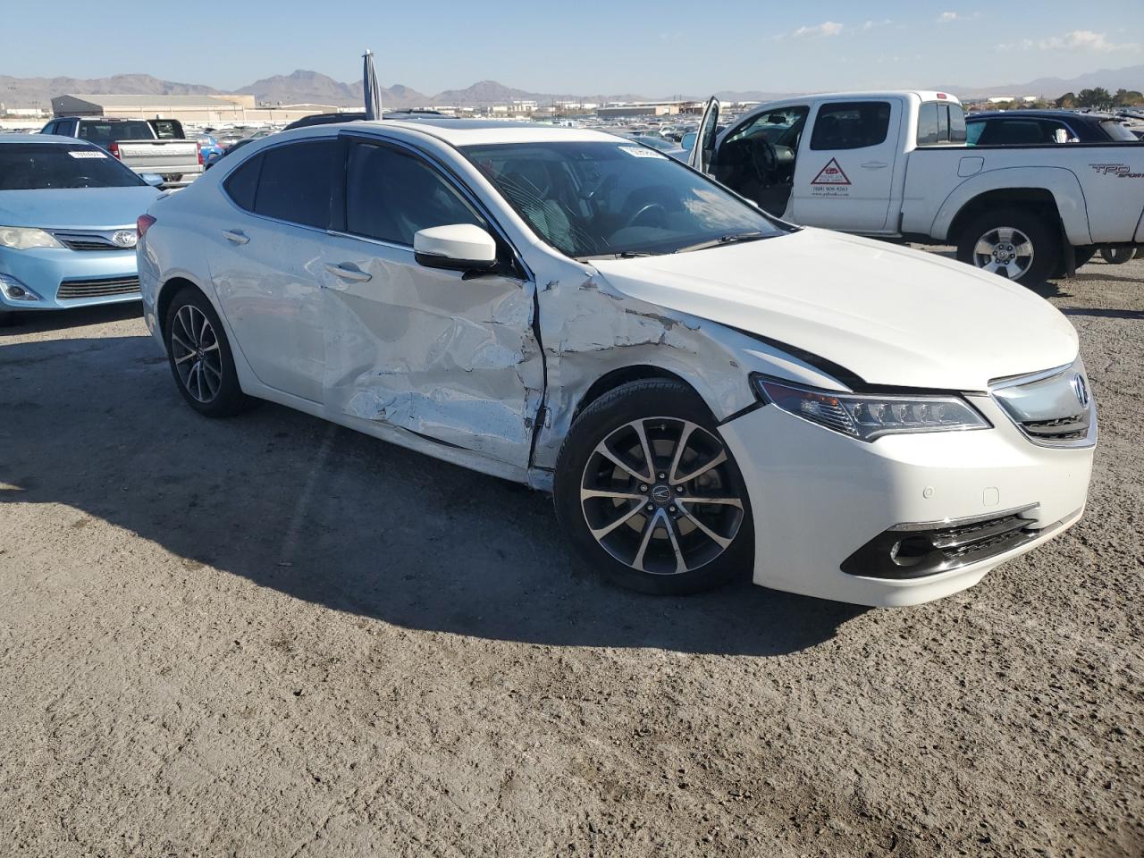 2015 Acura Tlx Advance White vin: 19UUB2F77FA003560