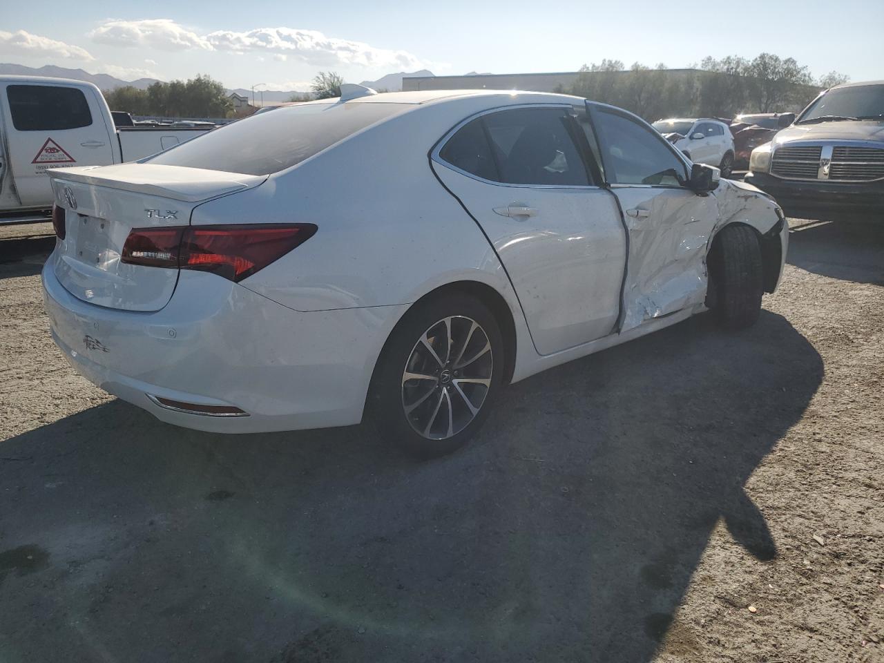 2015 Acura Tlx Advance White vin: 19UUB2F77FA003560