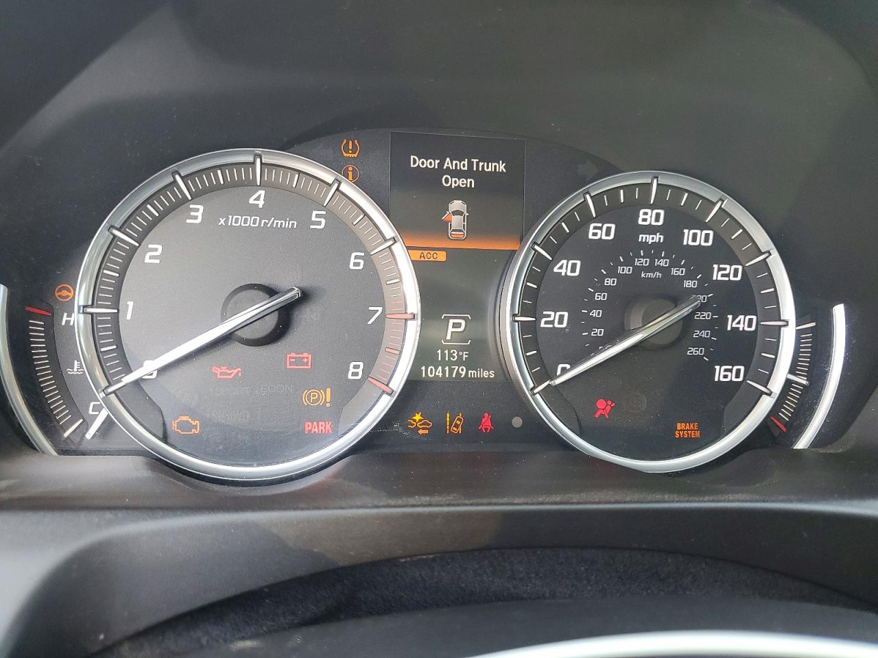 2015 Acura Tlx Advance Белый vin: 19UUB2F77FA003560
