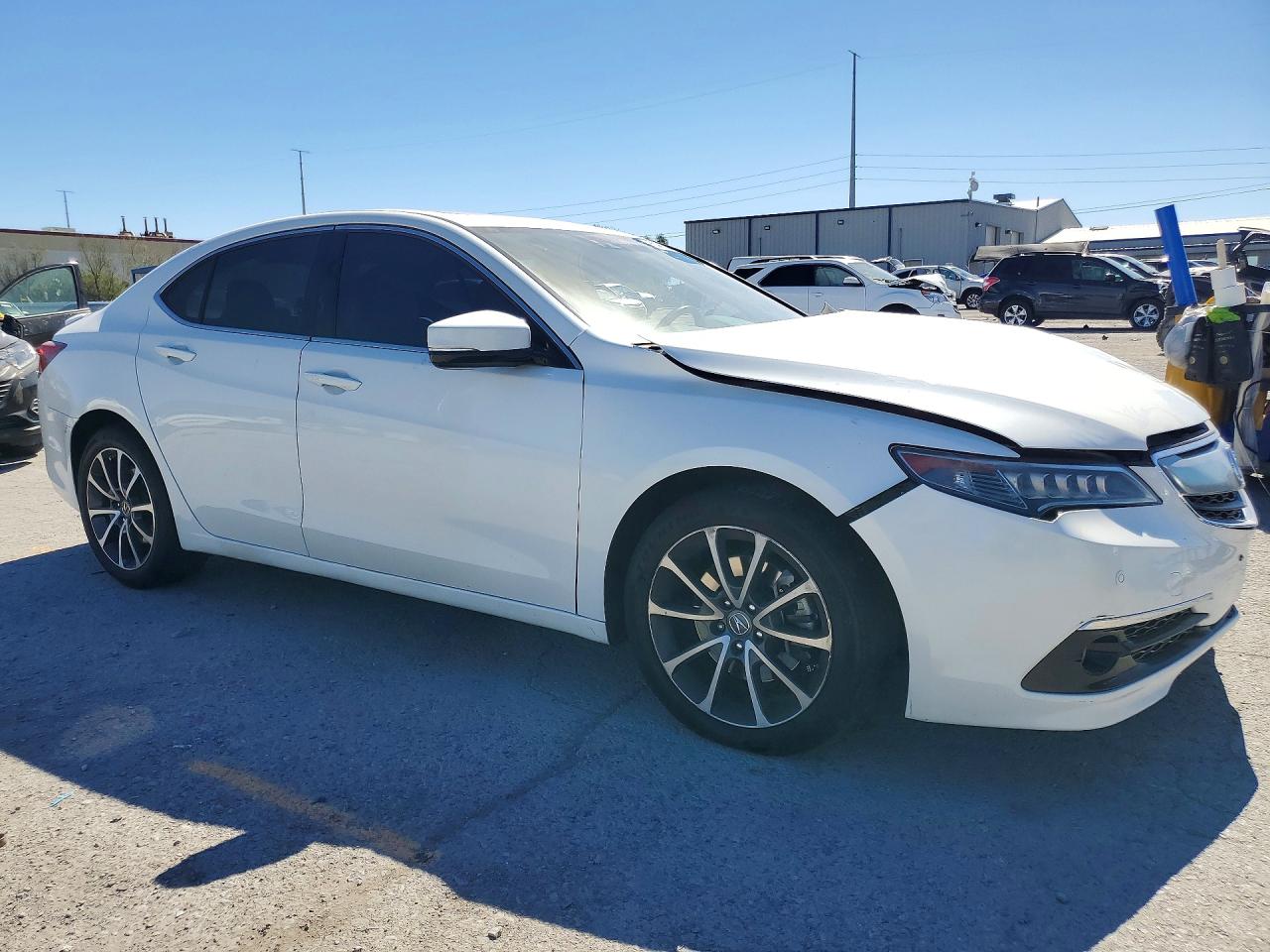 2015 Acura Tlx Advance Белый vin: 19UUB2F77FA003560