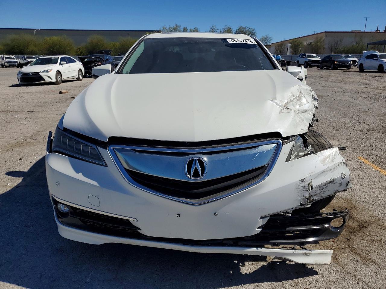 2015 Acura Tlx Advance Белый vin: 19UUB2F77FA003560
