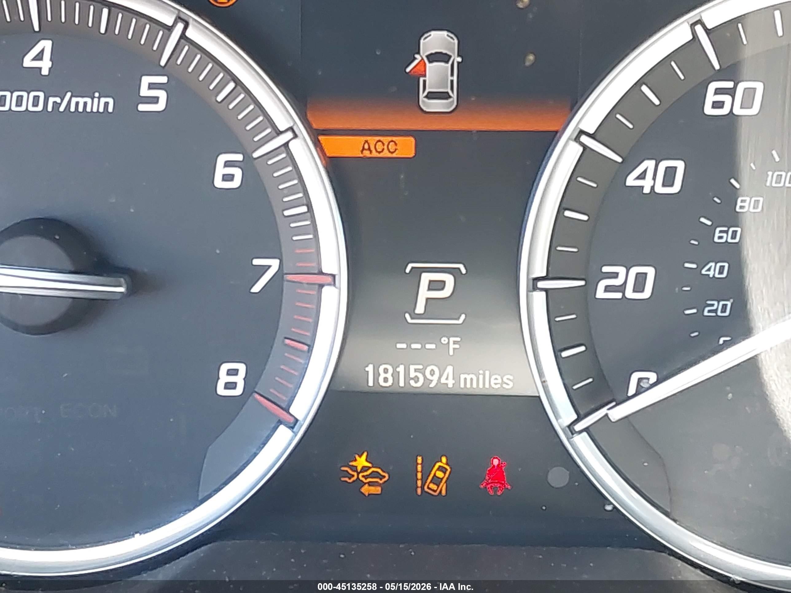 2015 Acura Tlx V6 Advance Black vin: 19UUB2F79FA017153
