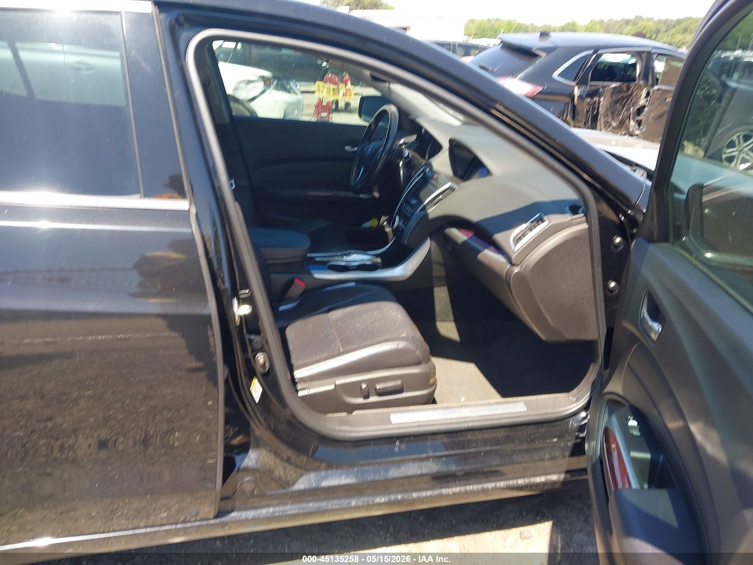 2015 Acura Tlx V6 Advance Black vin: 19UUB2F79FA017153