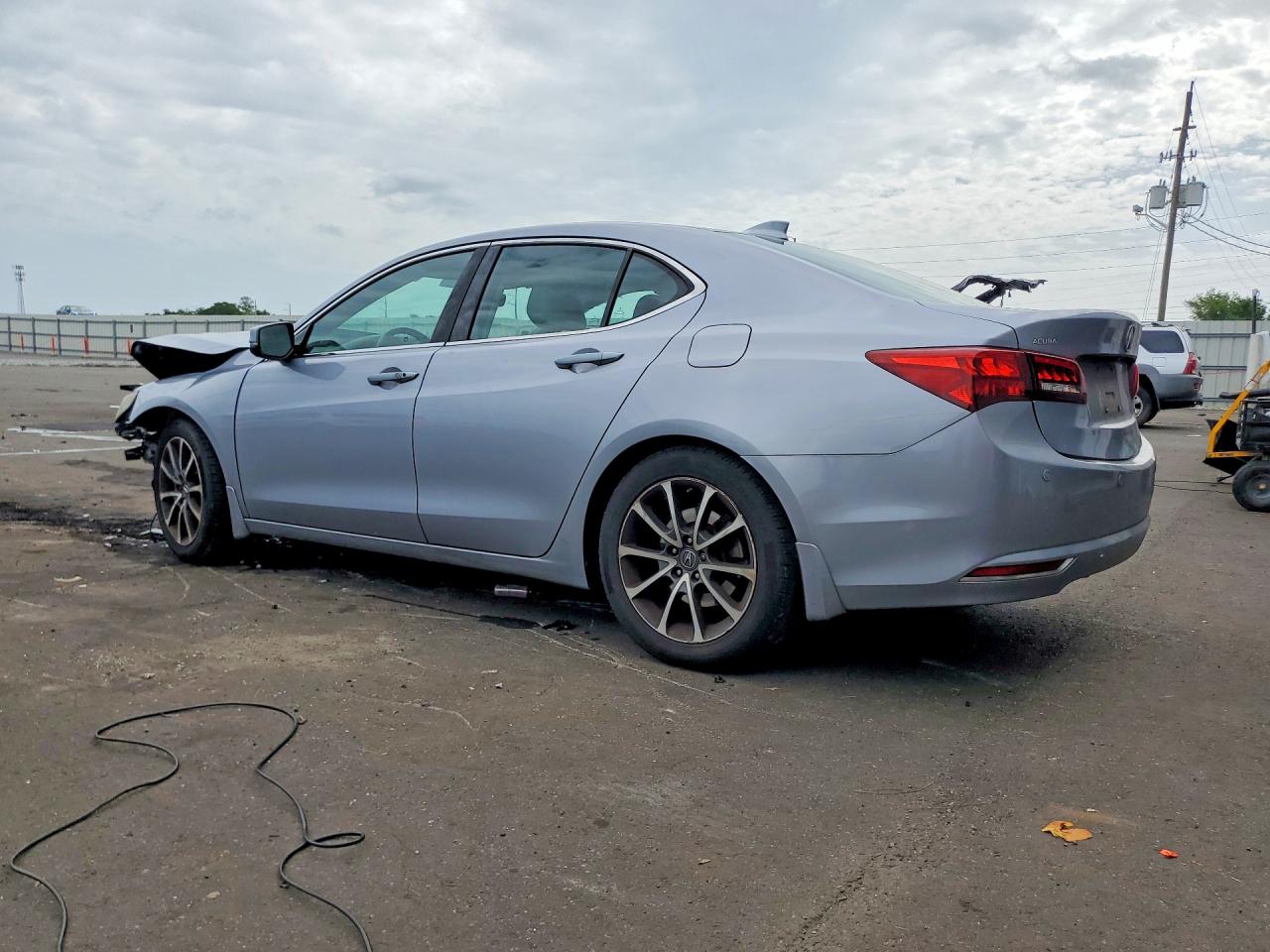 2015 Acura Tlx Advance Silver vin: 19UUB2F7XFA015069