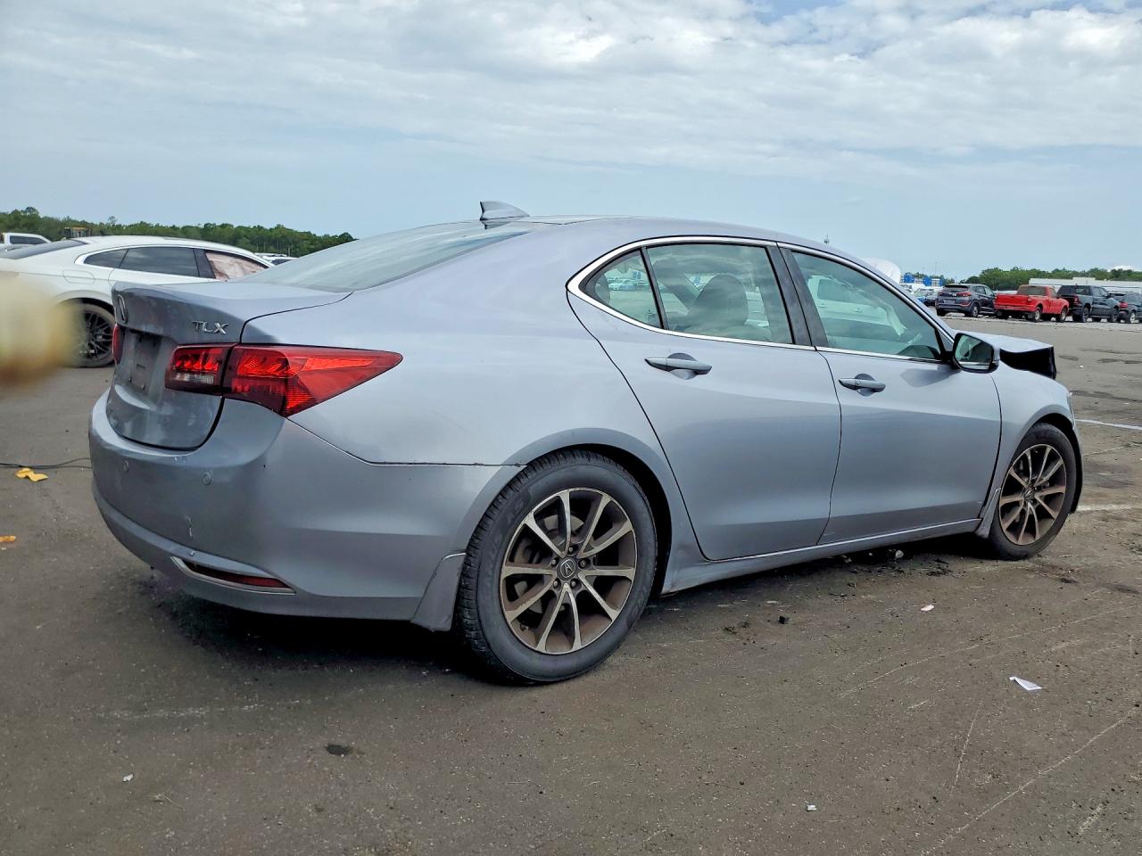 2015 Acura Tlx Advance Silver vin: 19UUB2F7XFA015069