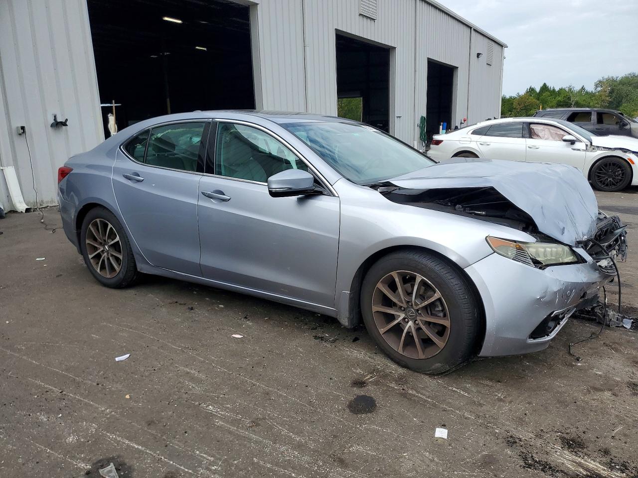 2015 Acura Tlx Advance Silver vin: 19UUB2F7XFA015069