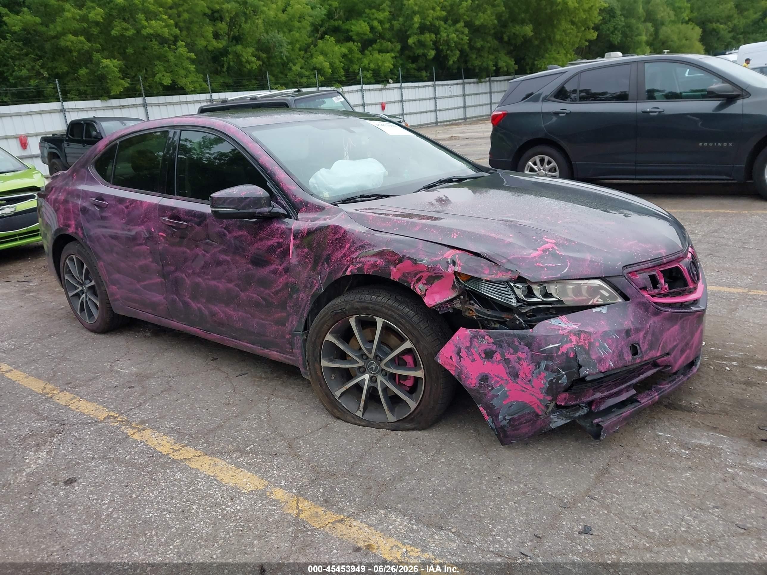 2015 Acura Tlx   Pink vin: 19UUB3F33FA801508
