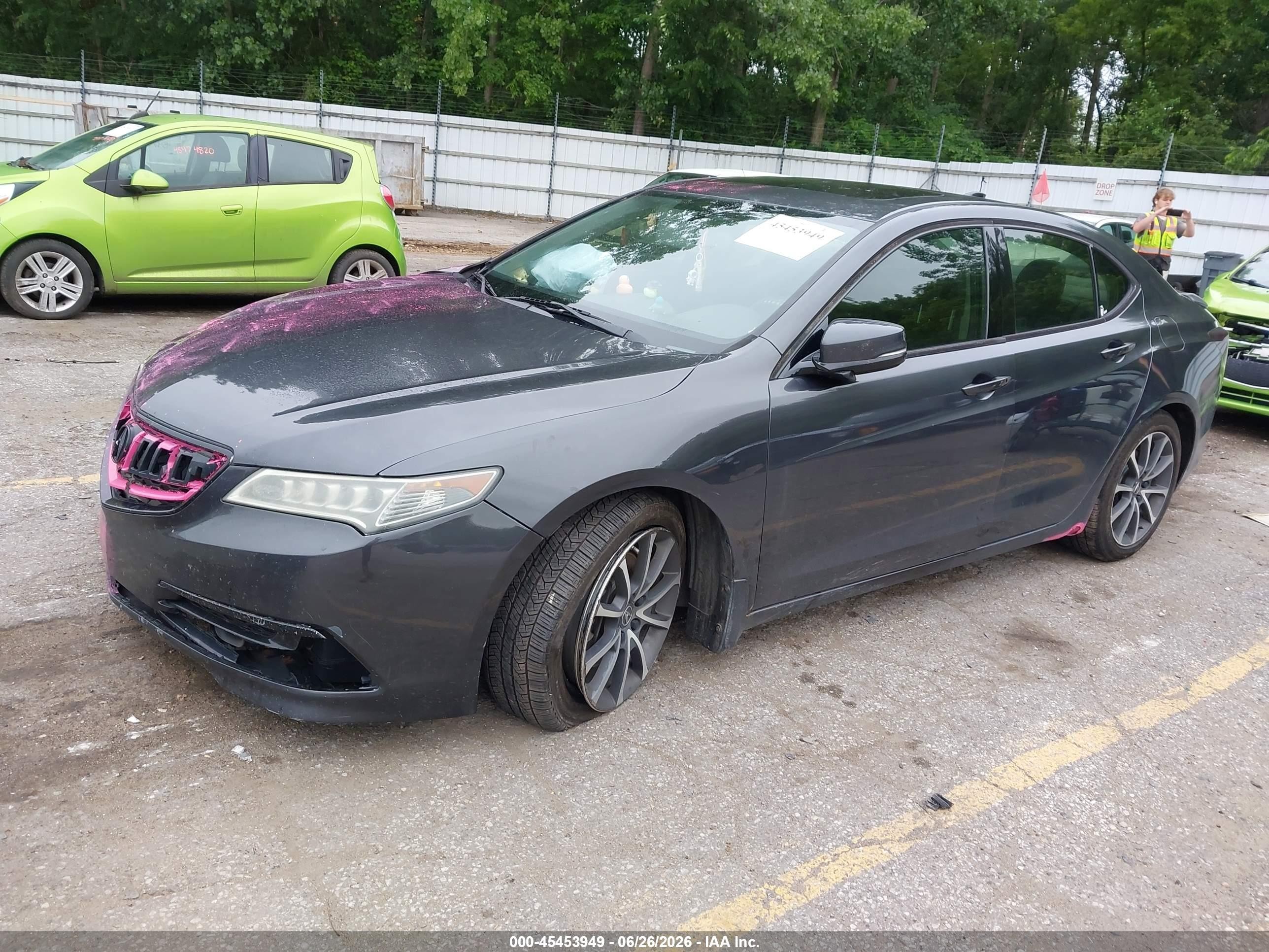 2015 Acura Tlx   Pink vin: 19UUB3F33FA801508