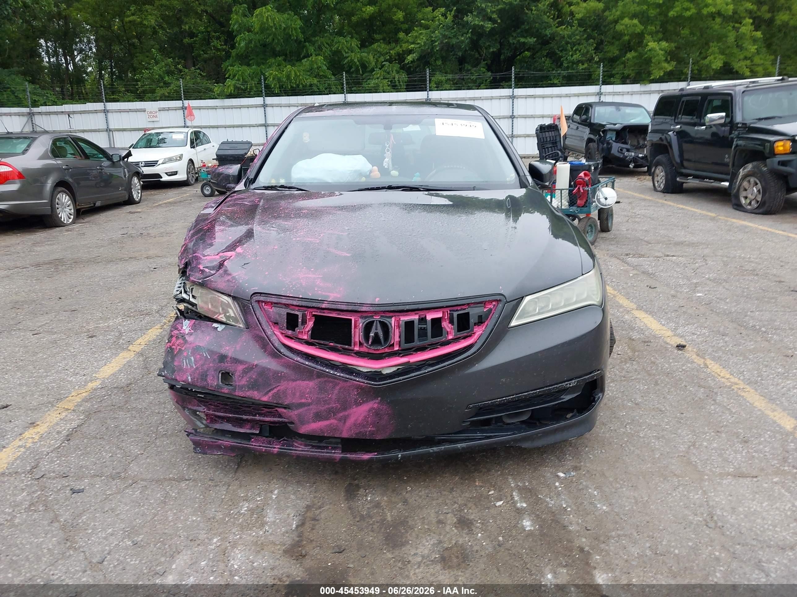 2015 Acura Tlx   Pink vin: 19UUB3F33FA801508