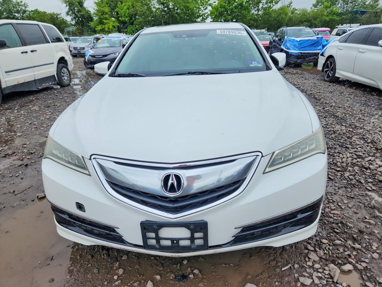 2015 Acura Tlx Tech White vin: 19UUB3F50FA006496