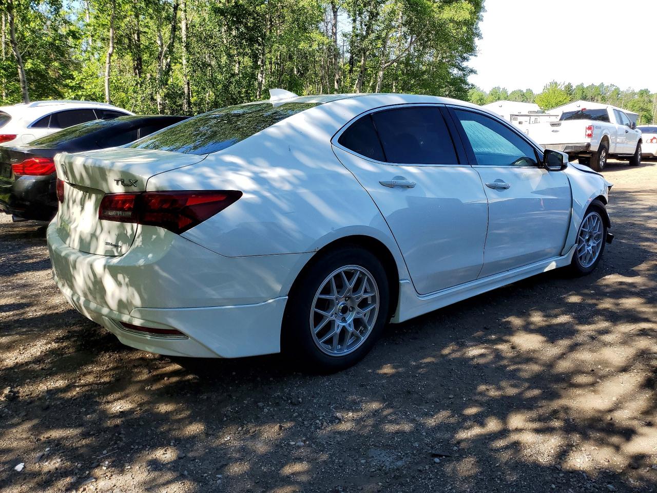 2015 Acura Tlx Tech Белый vin: 19UUB3F50FA804027