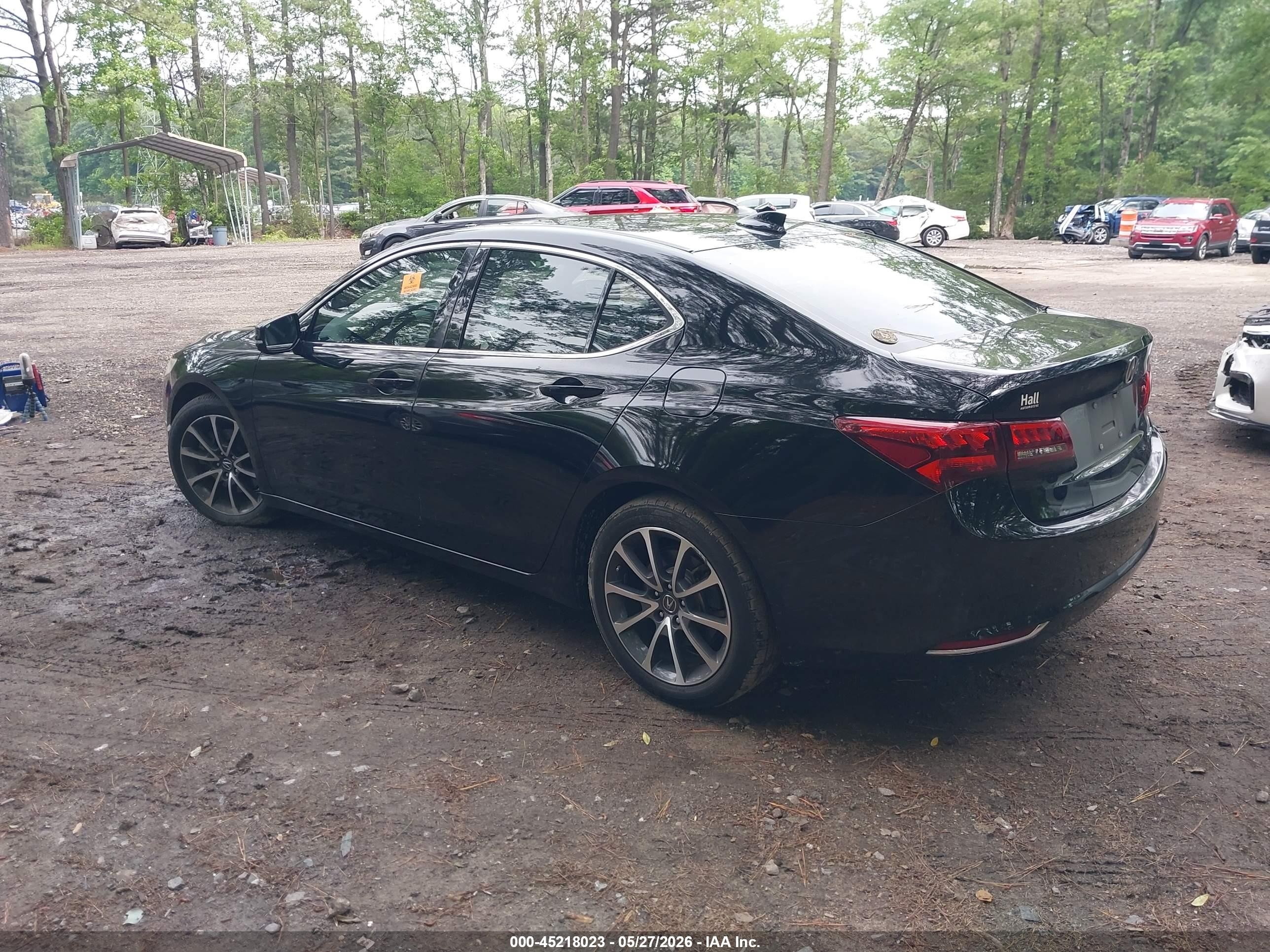 2015 Acura Tlx V6 Tech Black vin: 19UUB3F51FA002666
