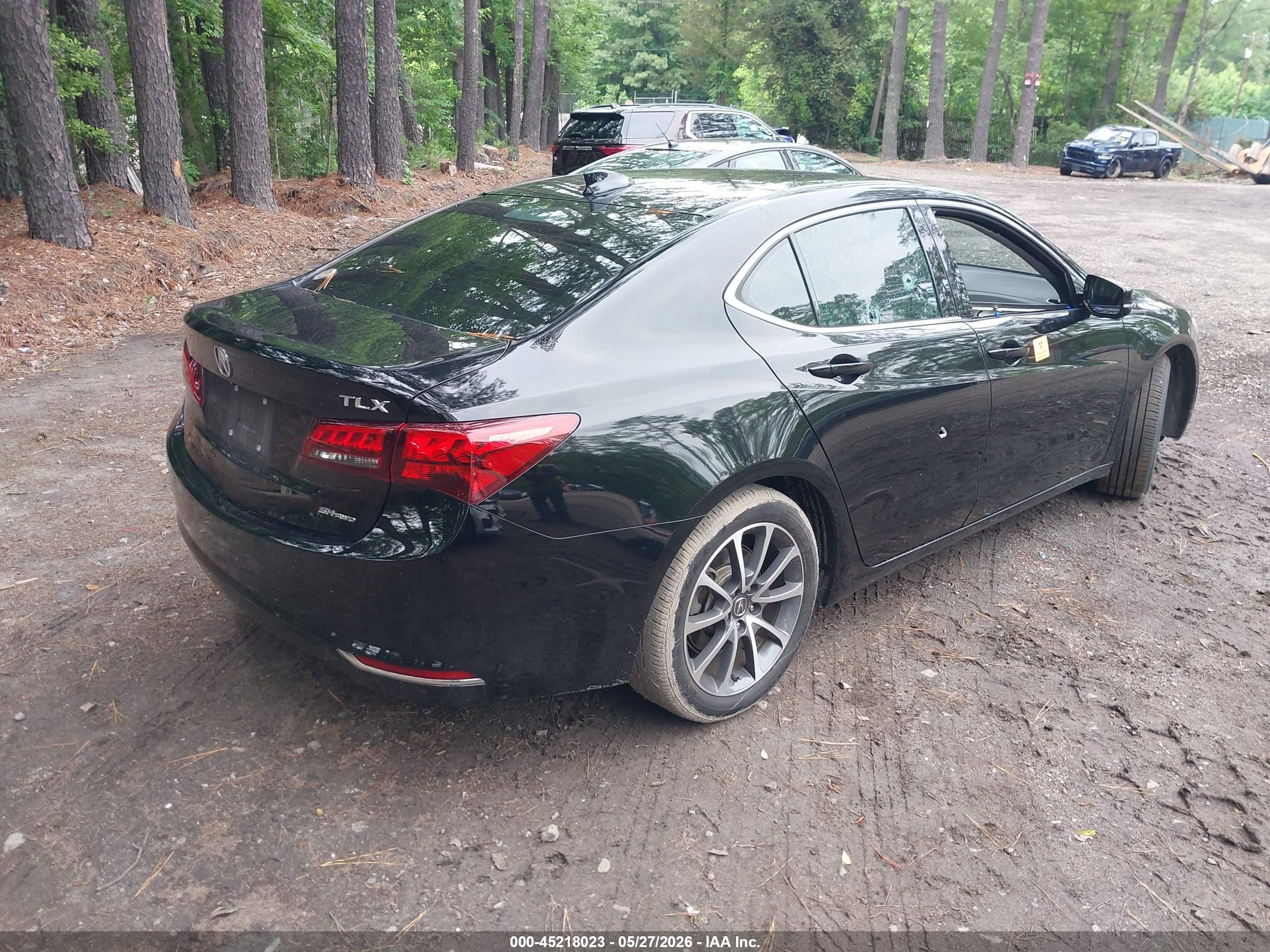 2015 Acura Tlx V6 Tech Black vin: 19UUB3F51FA002666