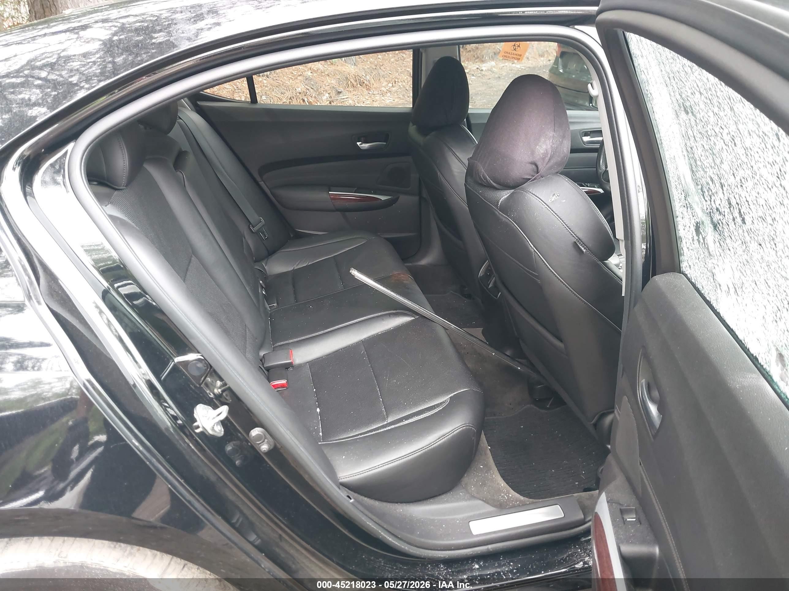 2015 Acura Tlx V6 Tech Black vin: 19UUB3F51FA002666