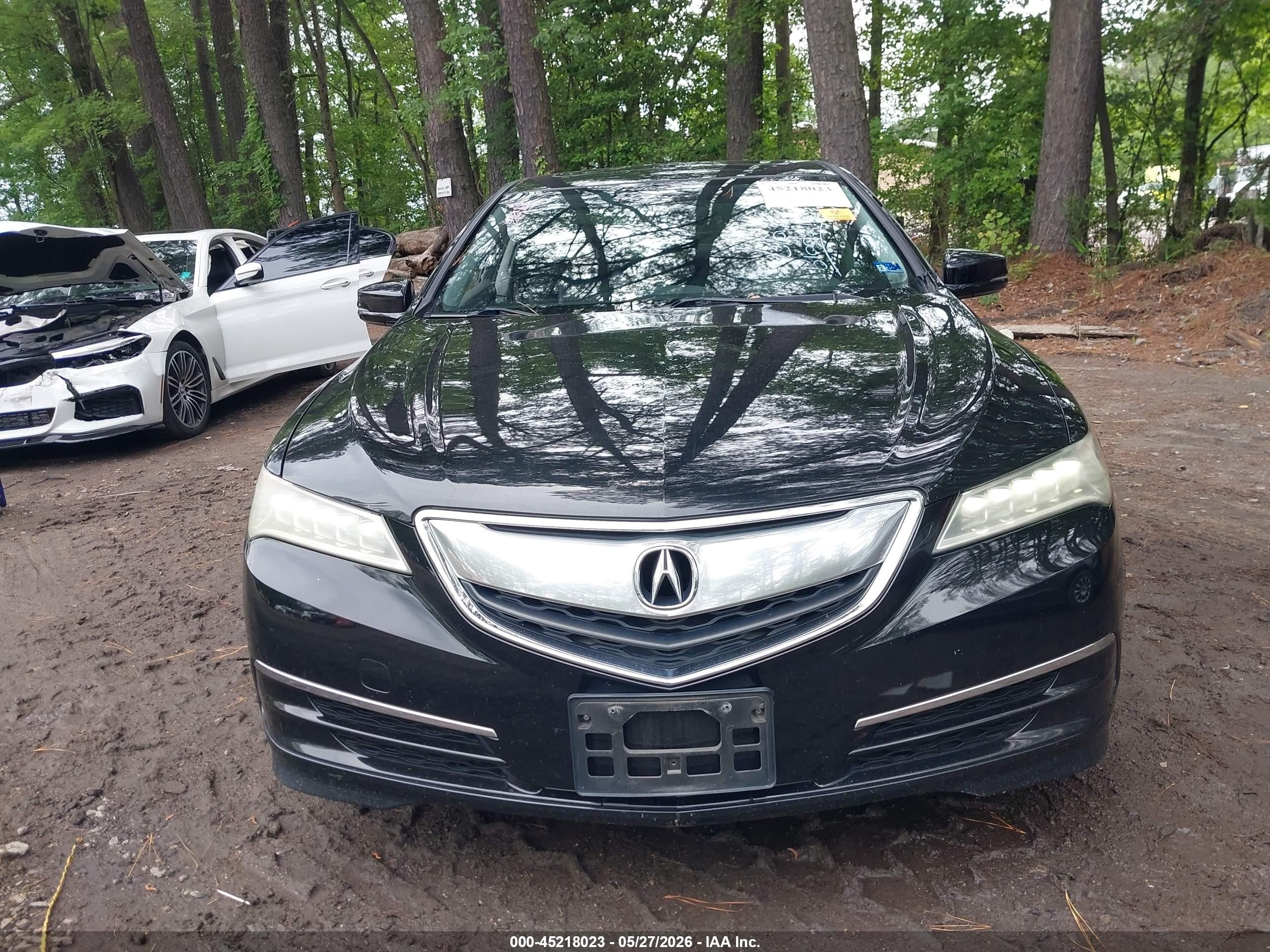 2015 Acura Tlx V6 Tech Black vin: 19UUB3F51FA002666