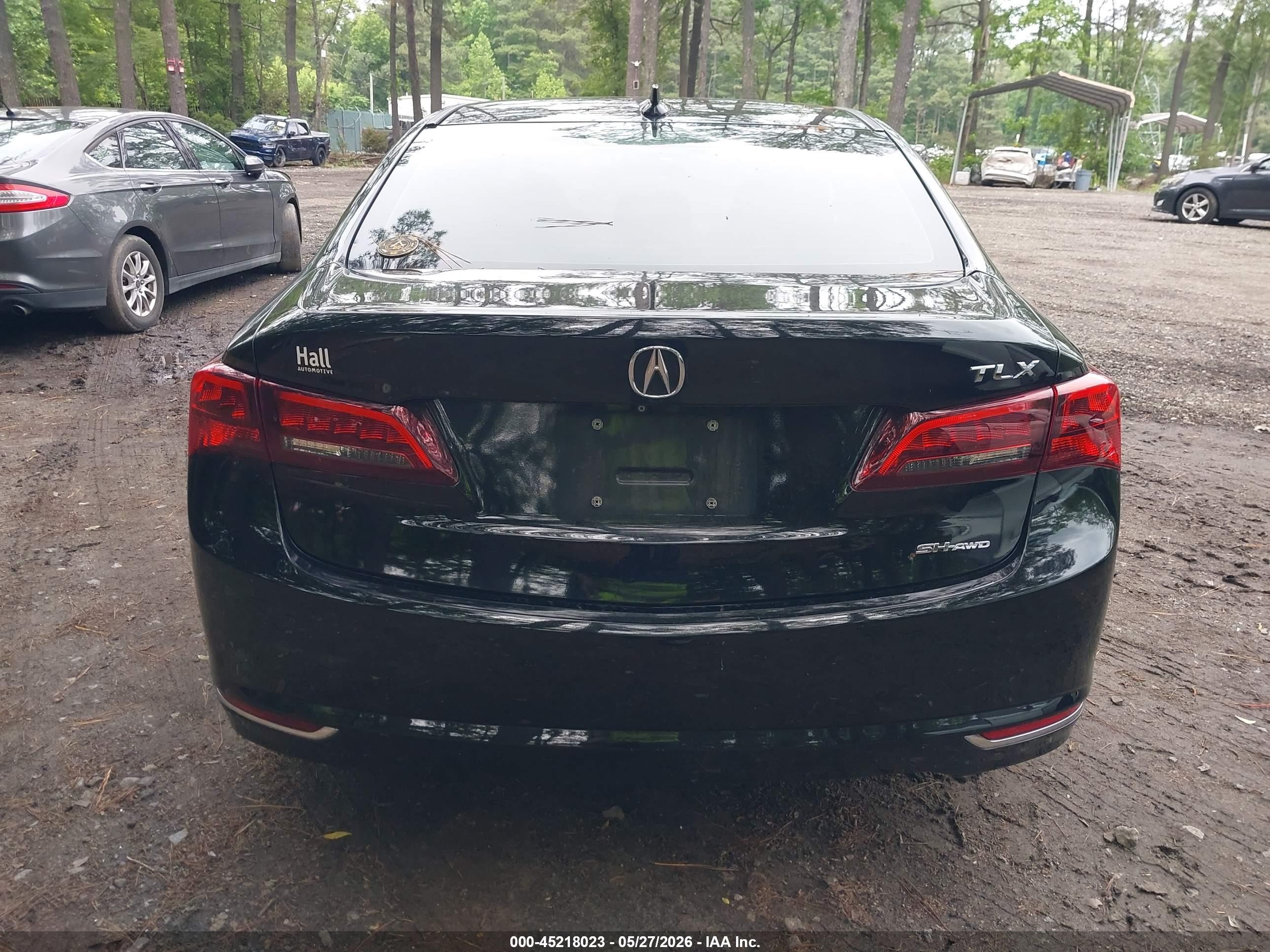 2015 Acura Tlx V6 Tech Black vin: 19UUB3F51FA002666