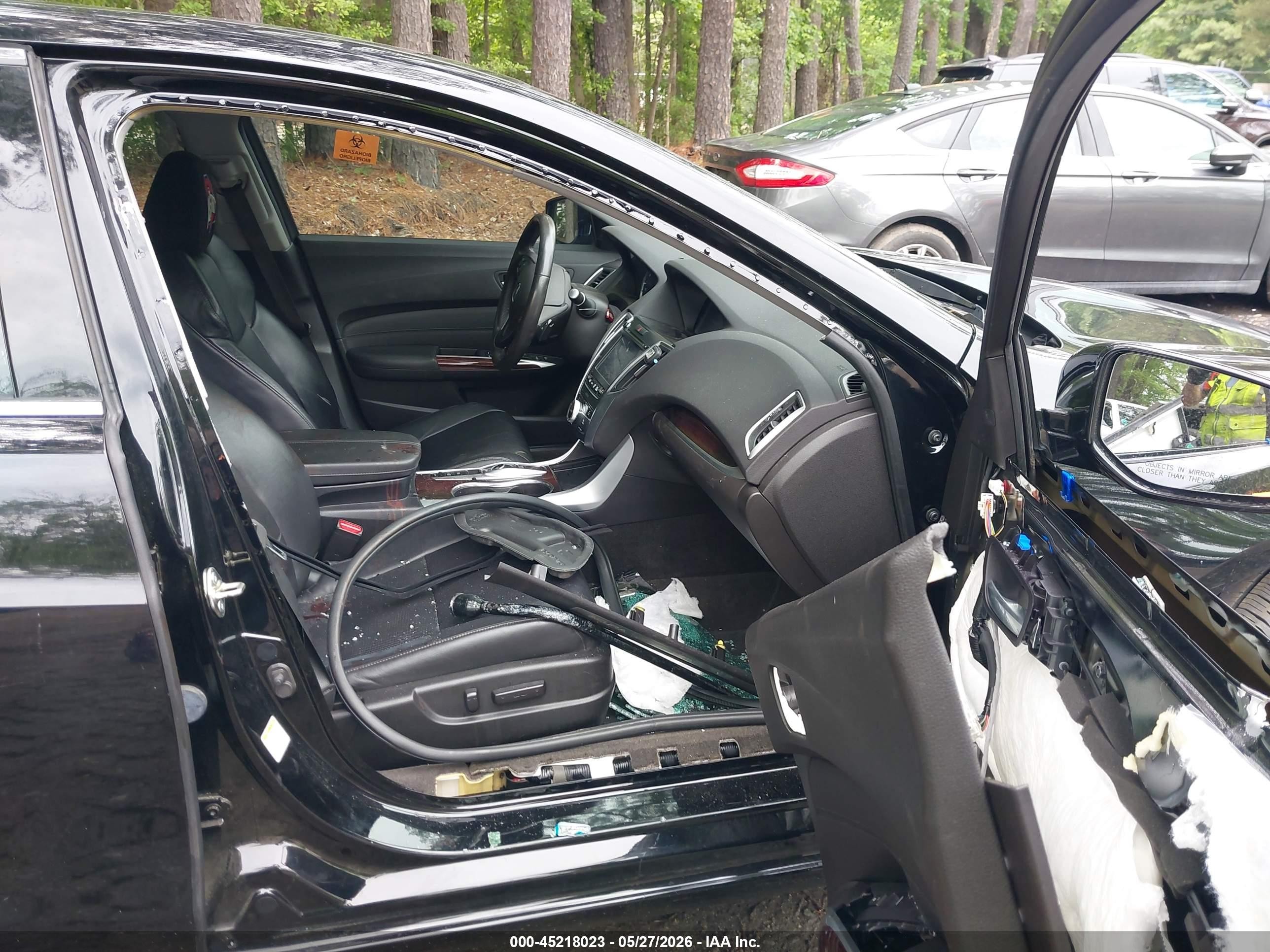 2015 Acura Tlx V6 Tech Black vin: 19UUB3F51FA002666