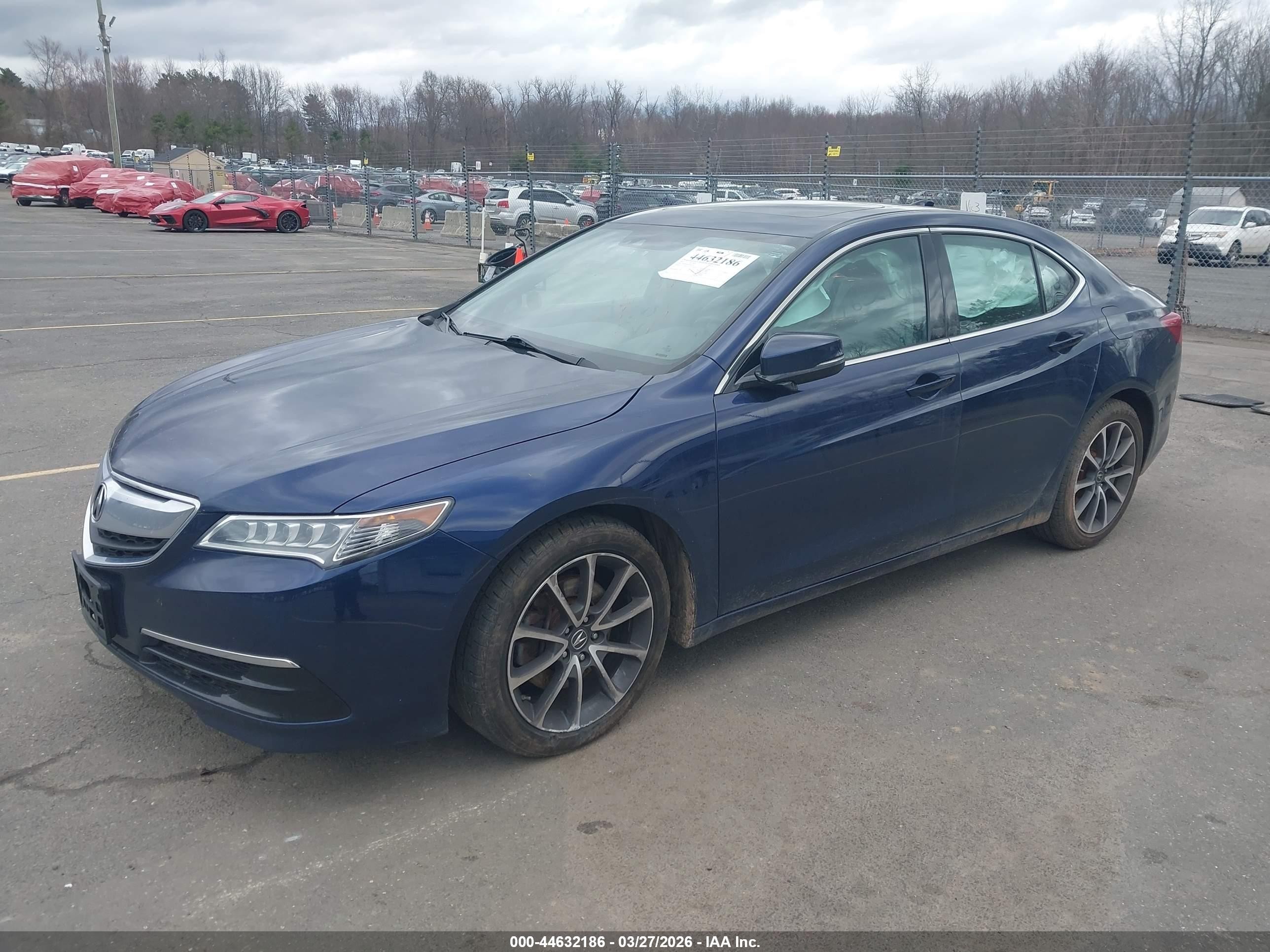 2015 Acura Tlx V6 Tech Blue vin: 19UUB3F51FA005227